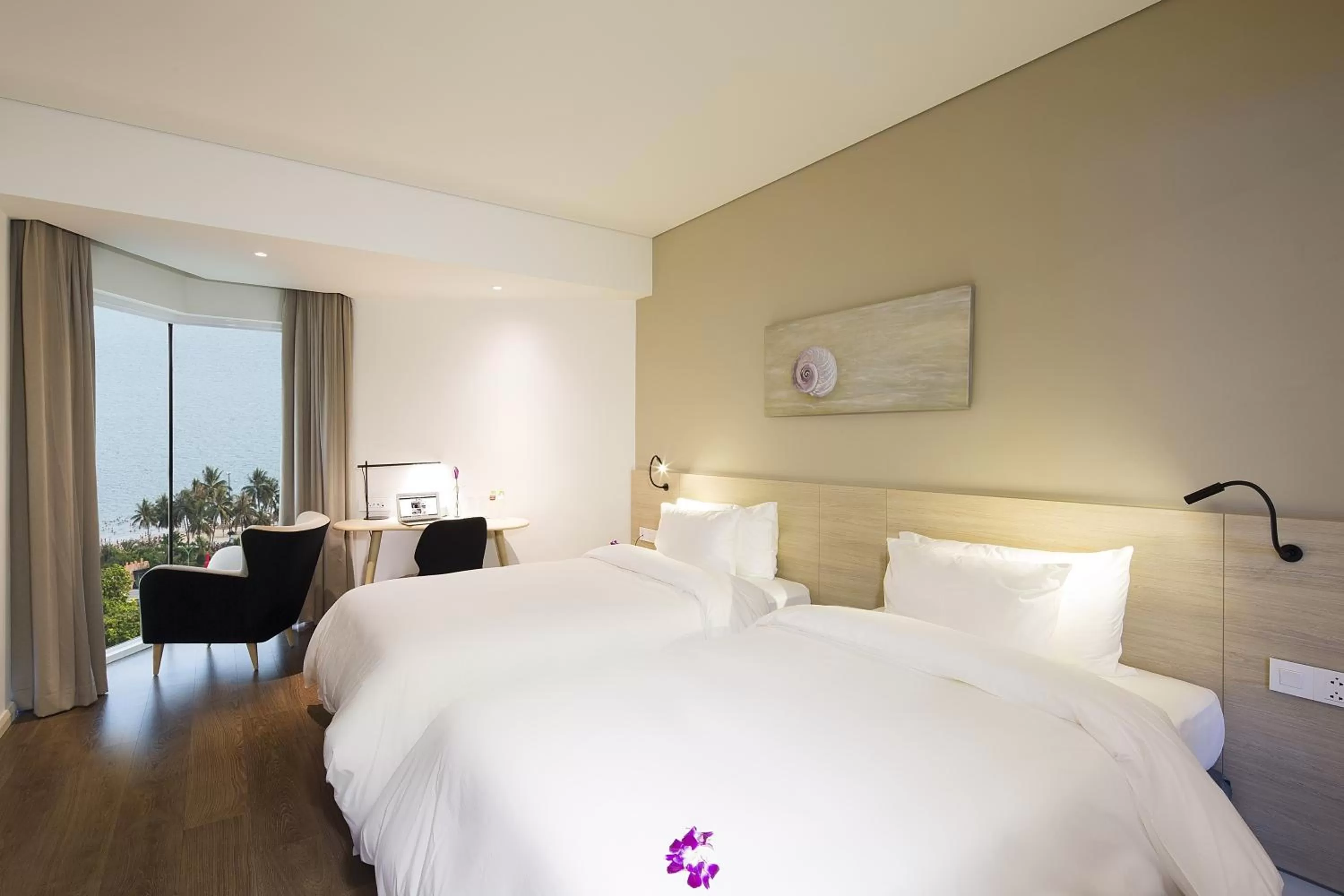 Bed in Liberty Central Nha Trang Hotel