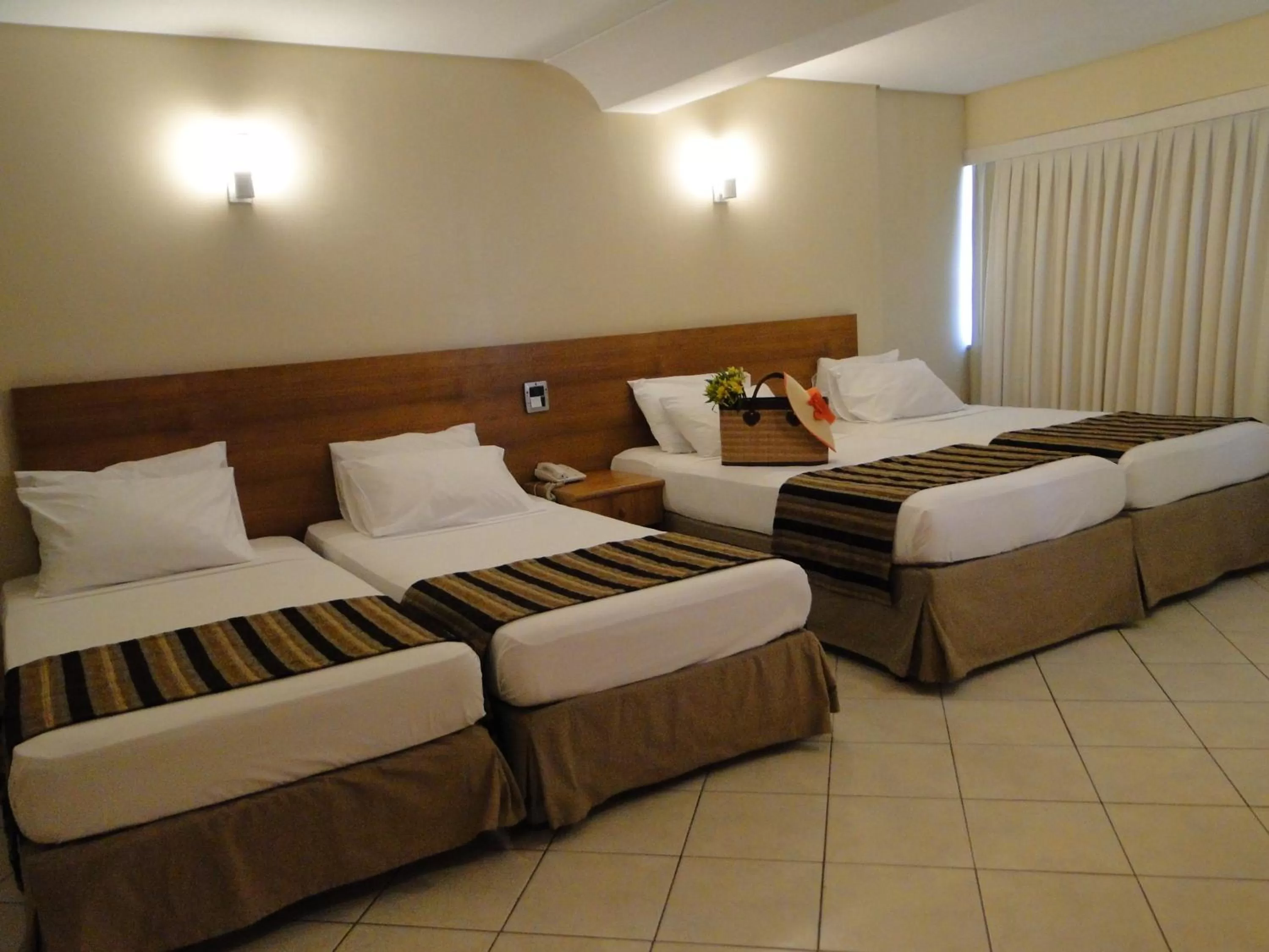 Bed in Costa do Mar Hotel