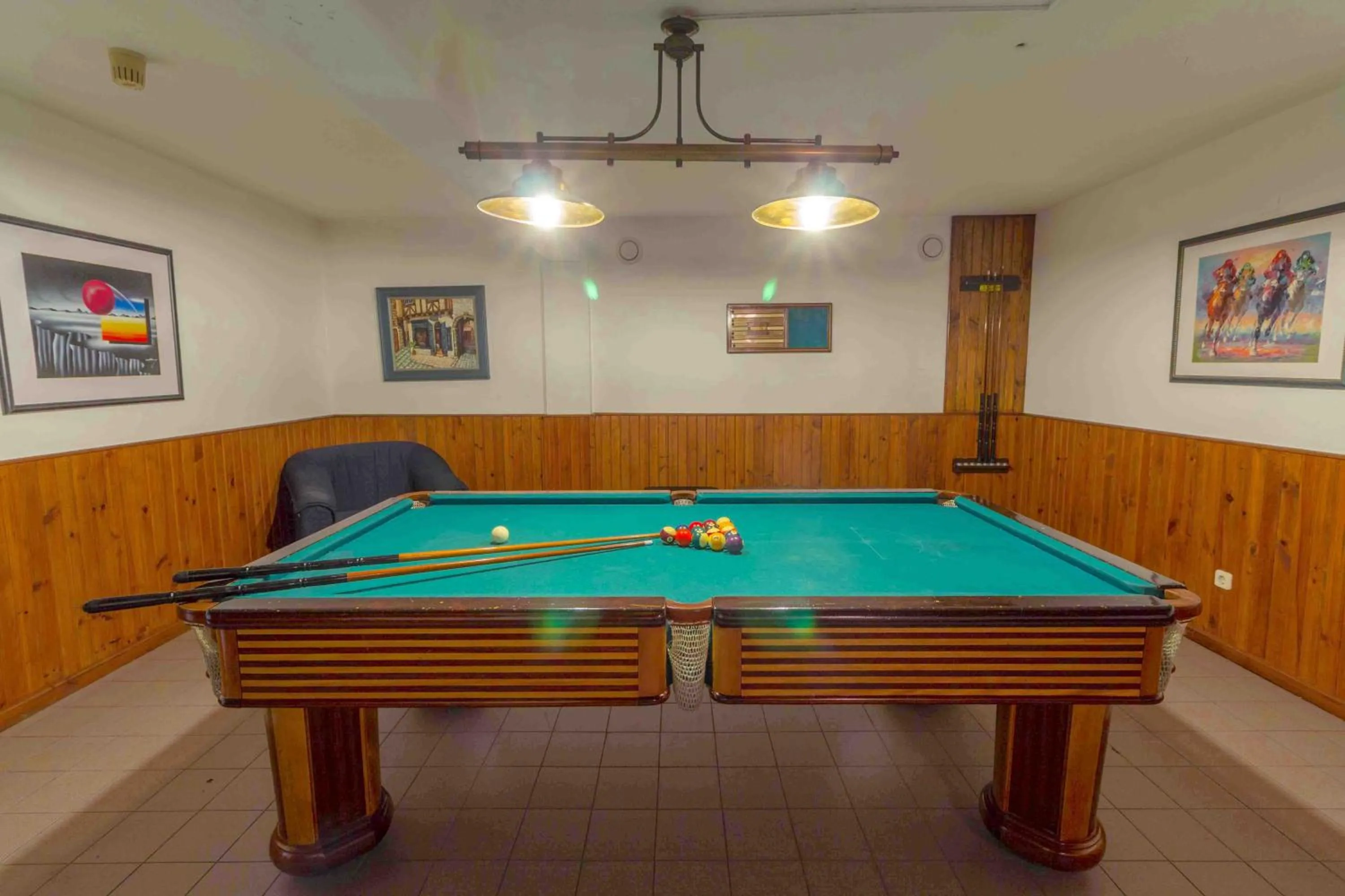 Billiard in Hotel Eurosol Seia Camelo