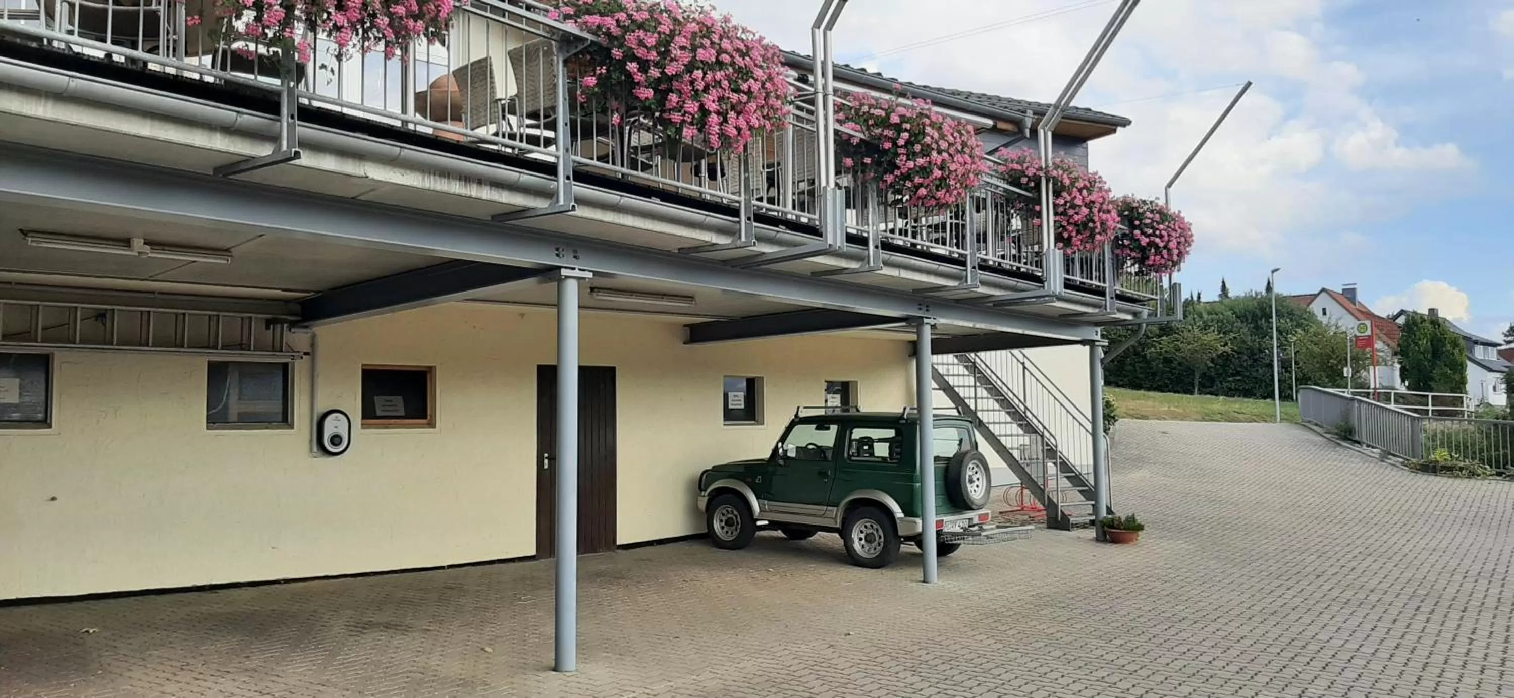 Patio in Landgasthof Zur scharfen Ecke