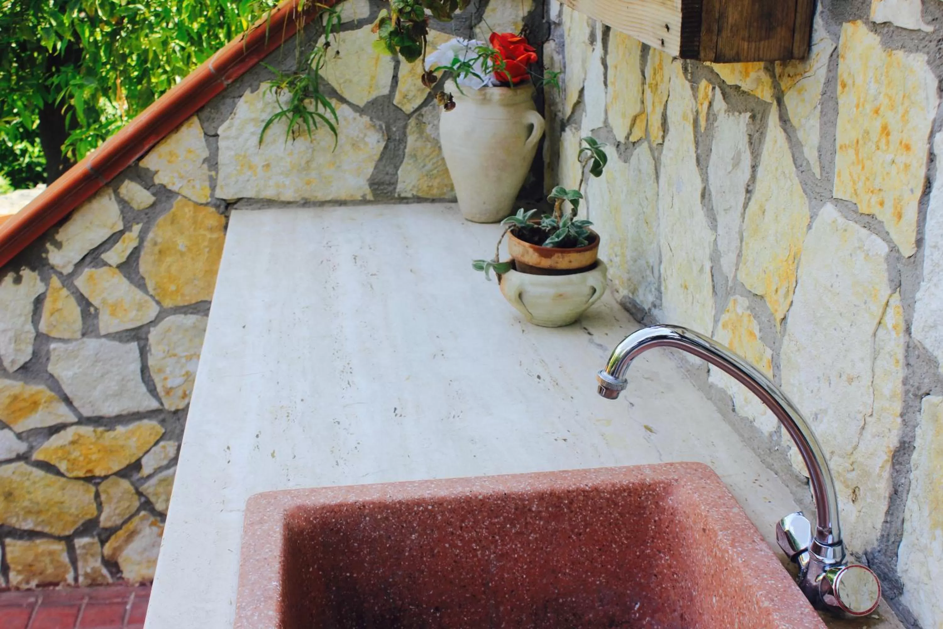 Decorative detail in La Casetta