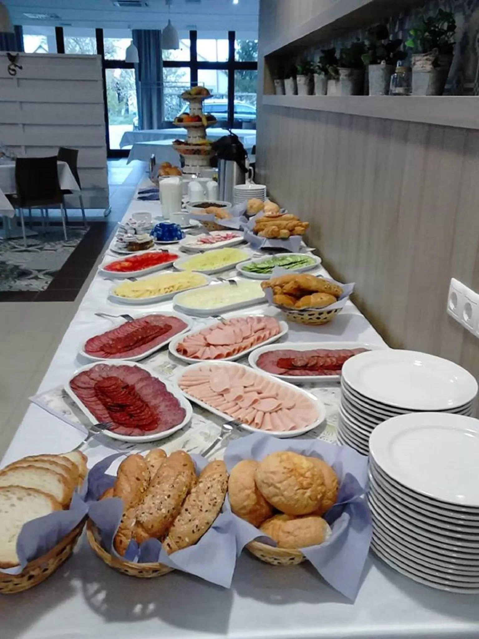 Buffet breakfast in Levendula Hotel
