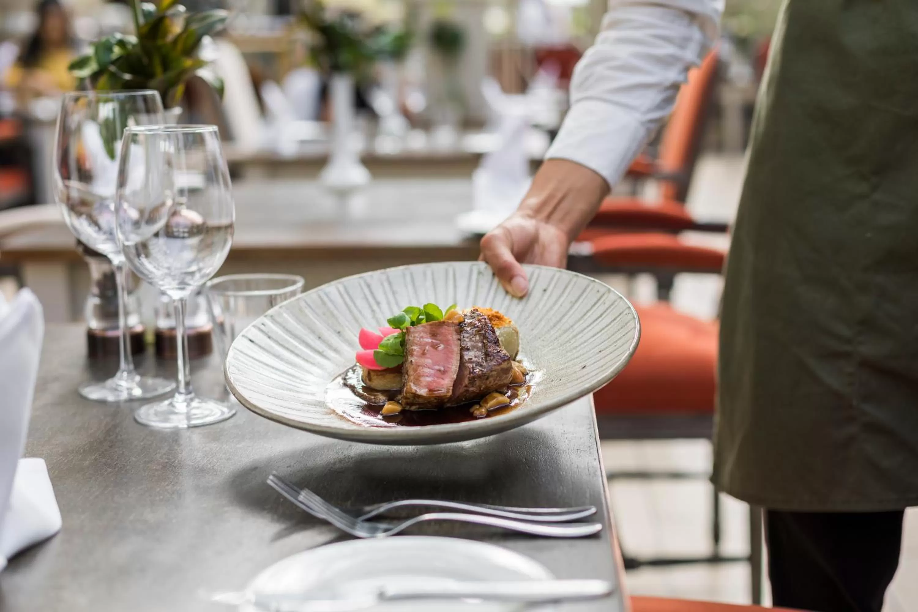 Food close-up in Coombe Abbey Hotel