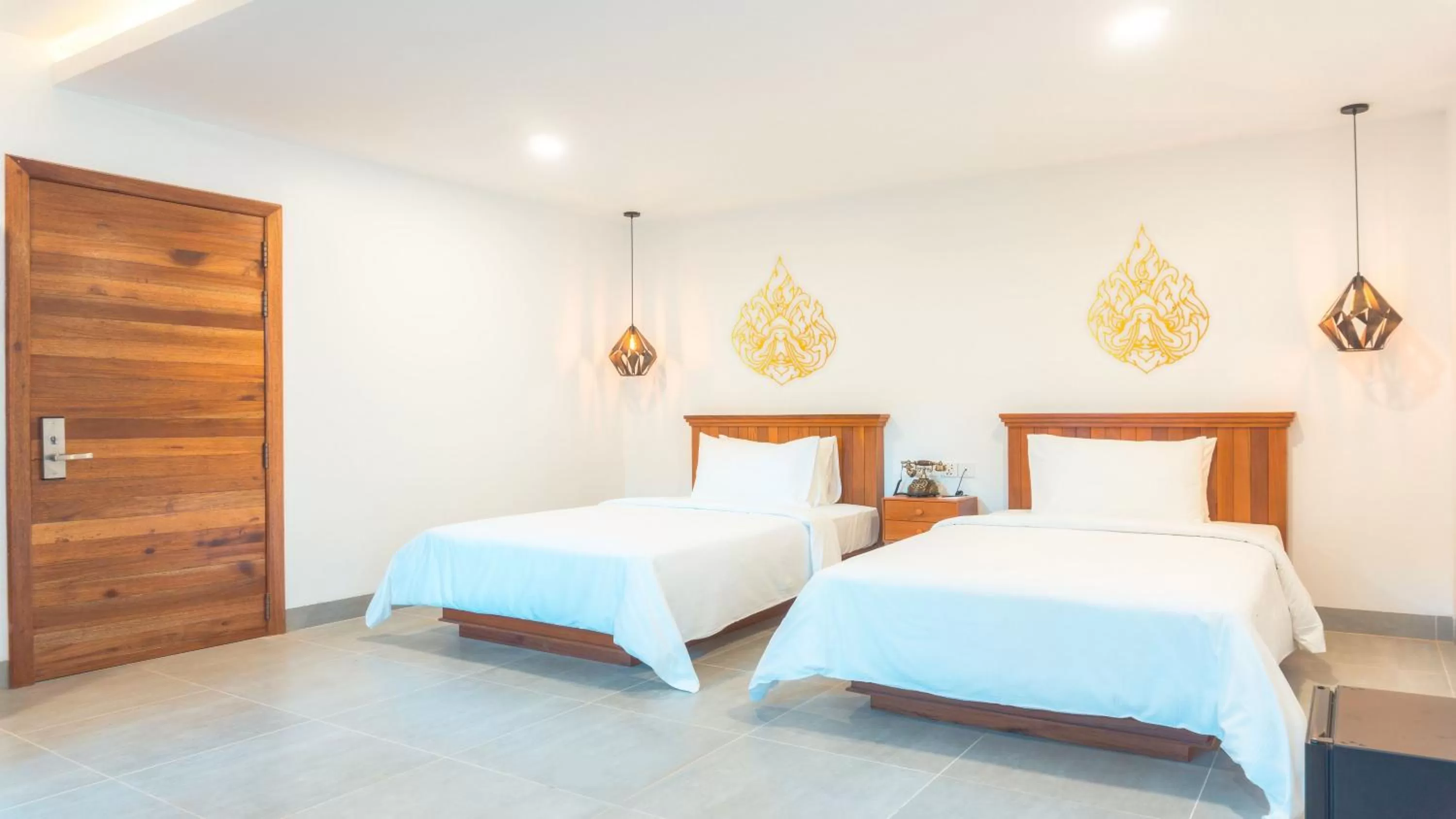 Bed in Angkor Aurora