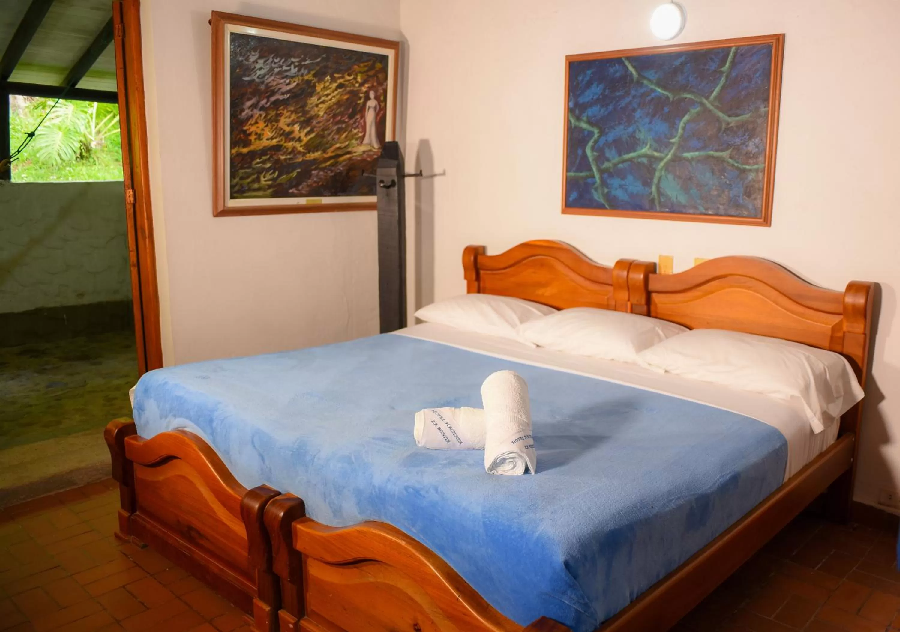 Bed in Hotel Hacienda la Bonita