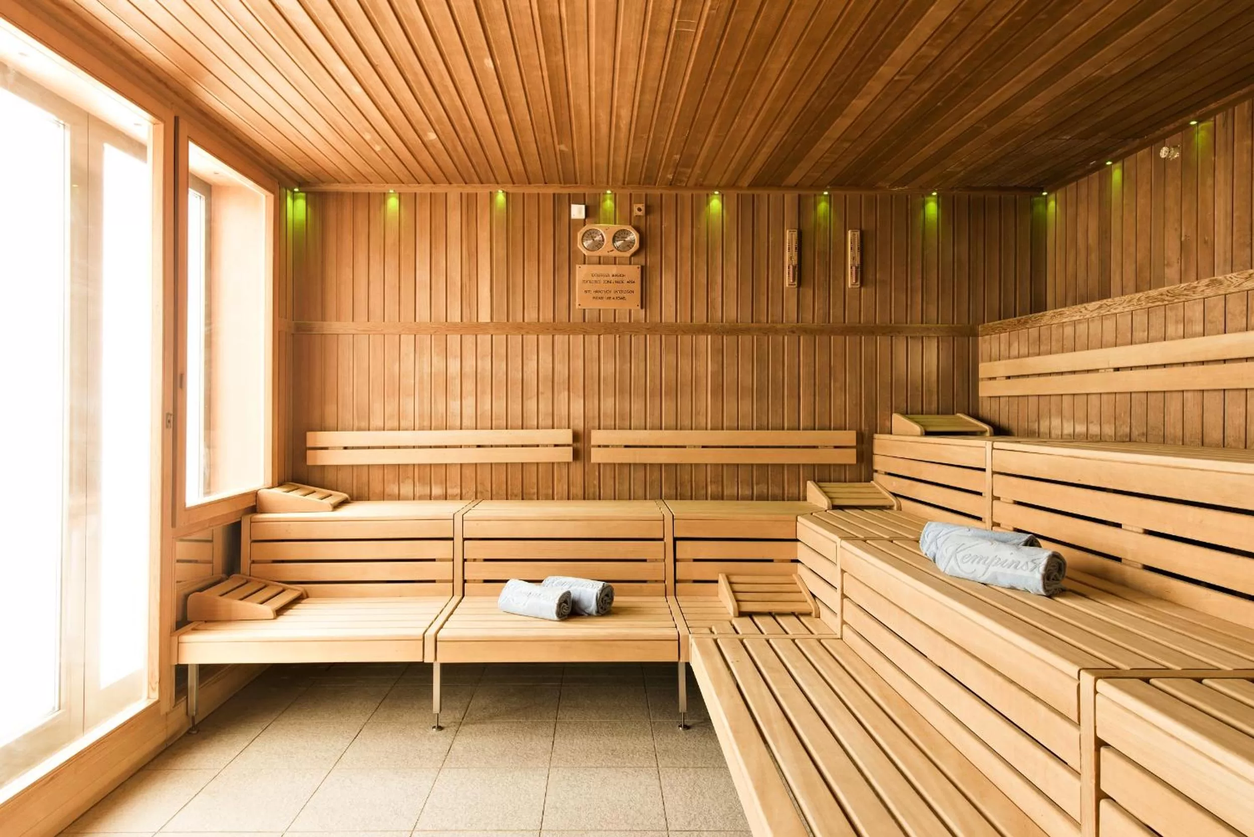 Sauna in Grand Hotel des Bains Kempinski