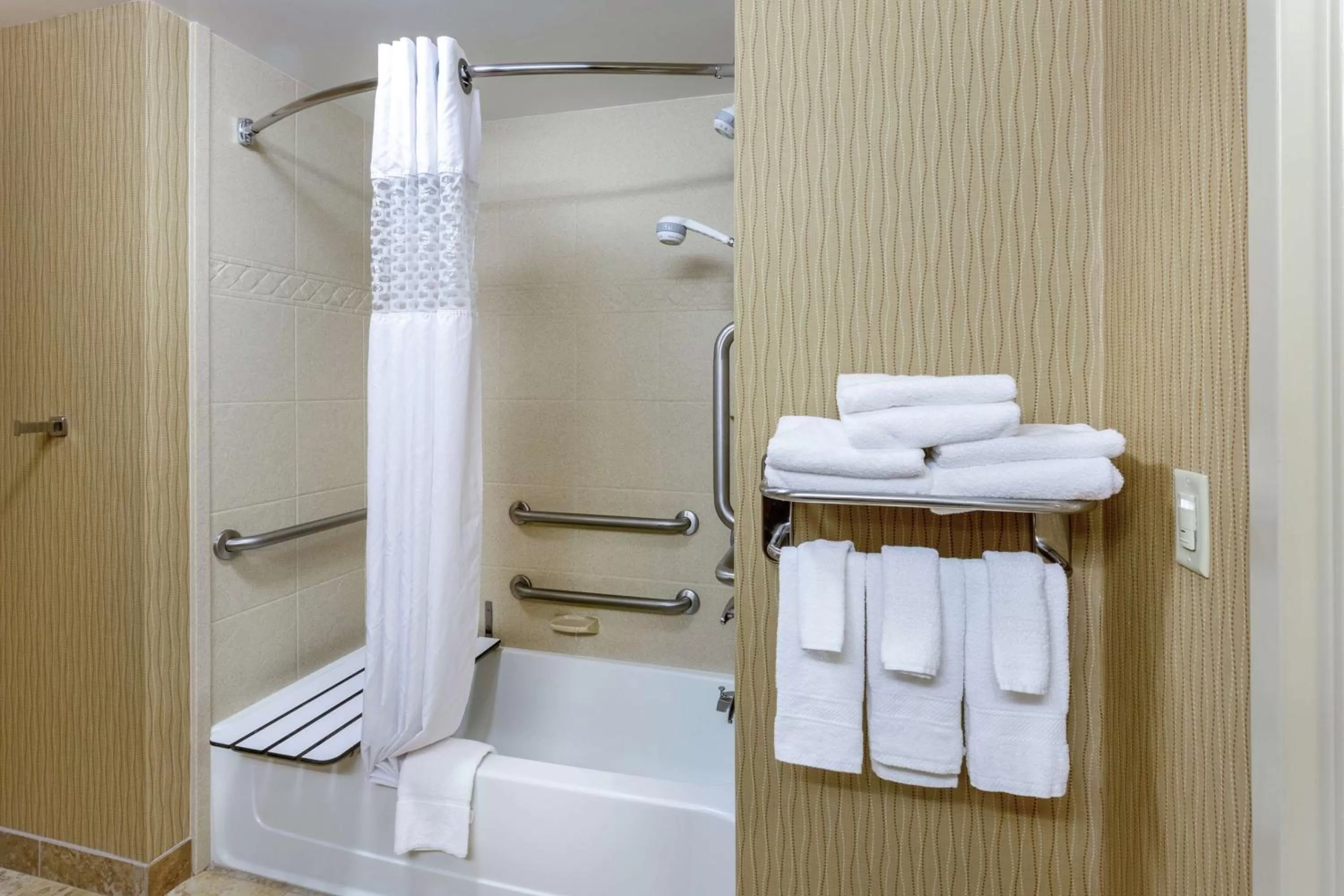 Bathroom in Hampton Inn Owings Mills