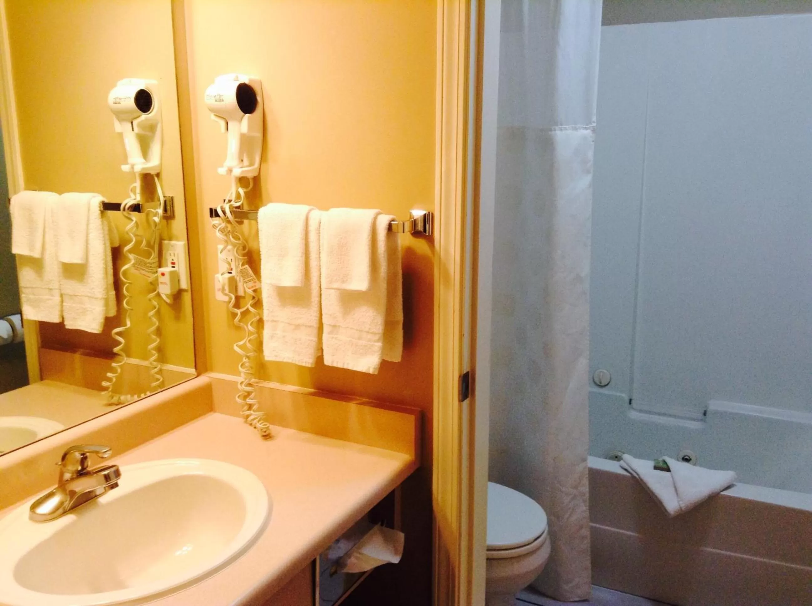 Bathroom in Super 8 by Wyndham West Kelowna BC