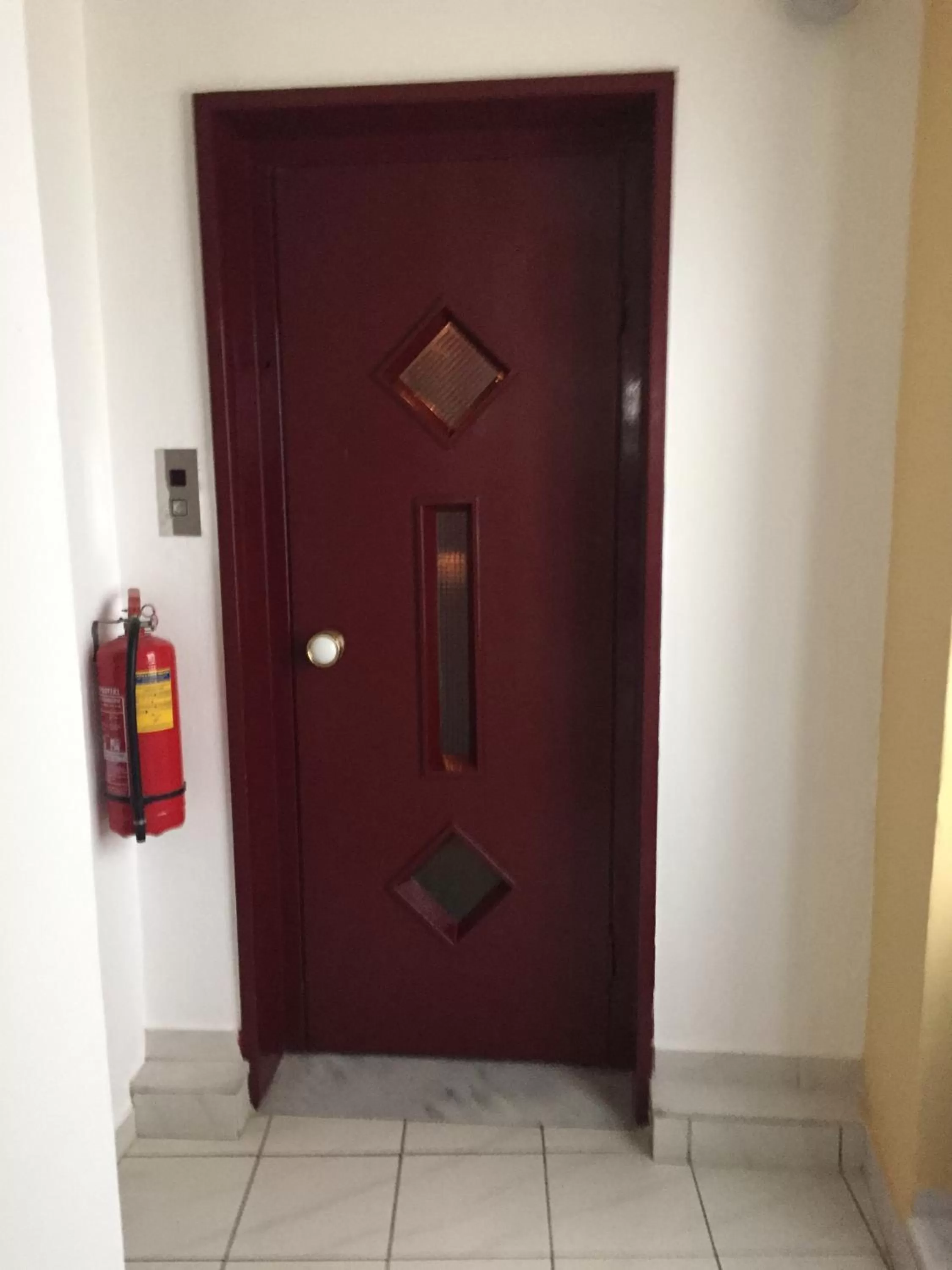 Decorative detail in Angelos Hotel