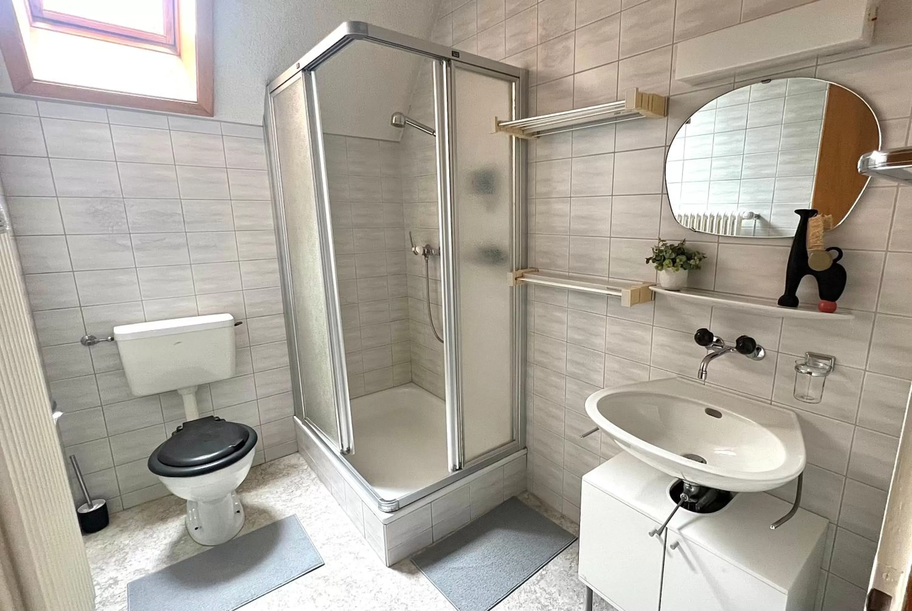 Shower, Bathroom in Hotel Jäger