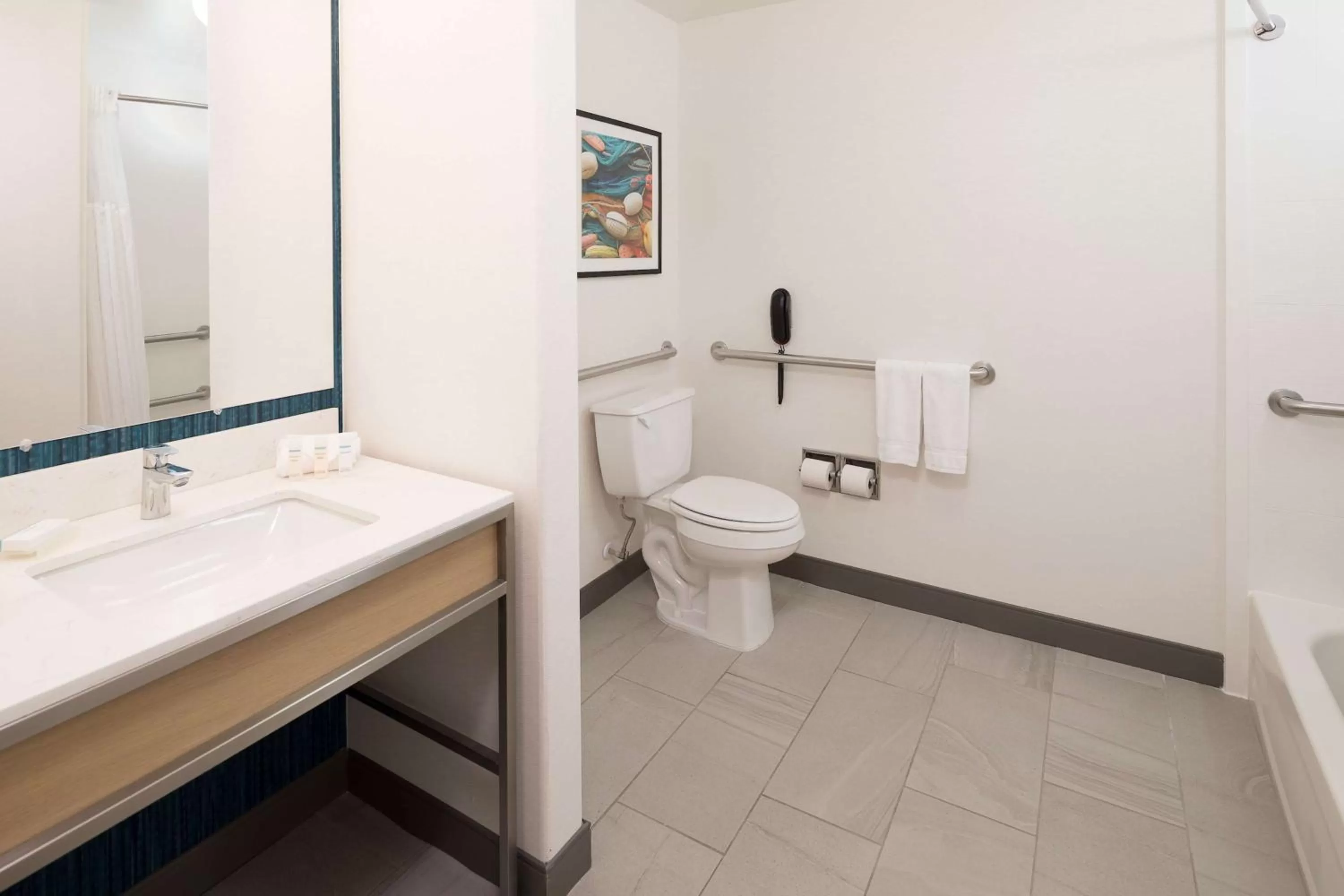 Bathroom in Hilton Garden Inn Sioux City Riverfront
