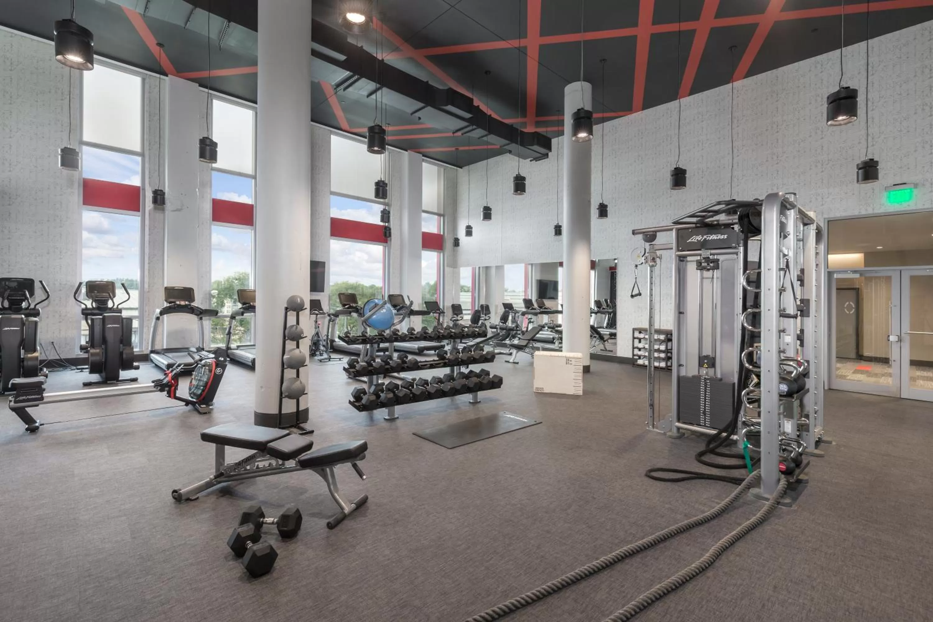 Fitness centre/facilities in The Summit Hotel