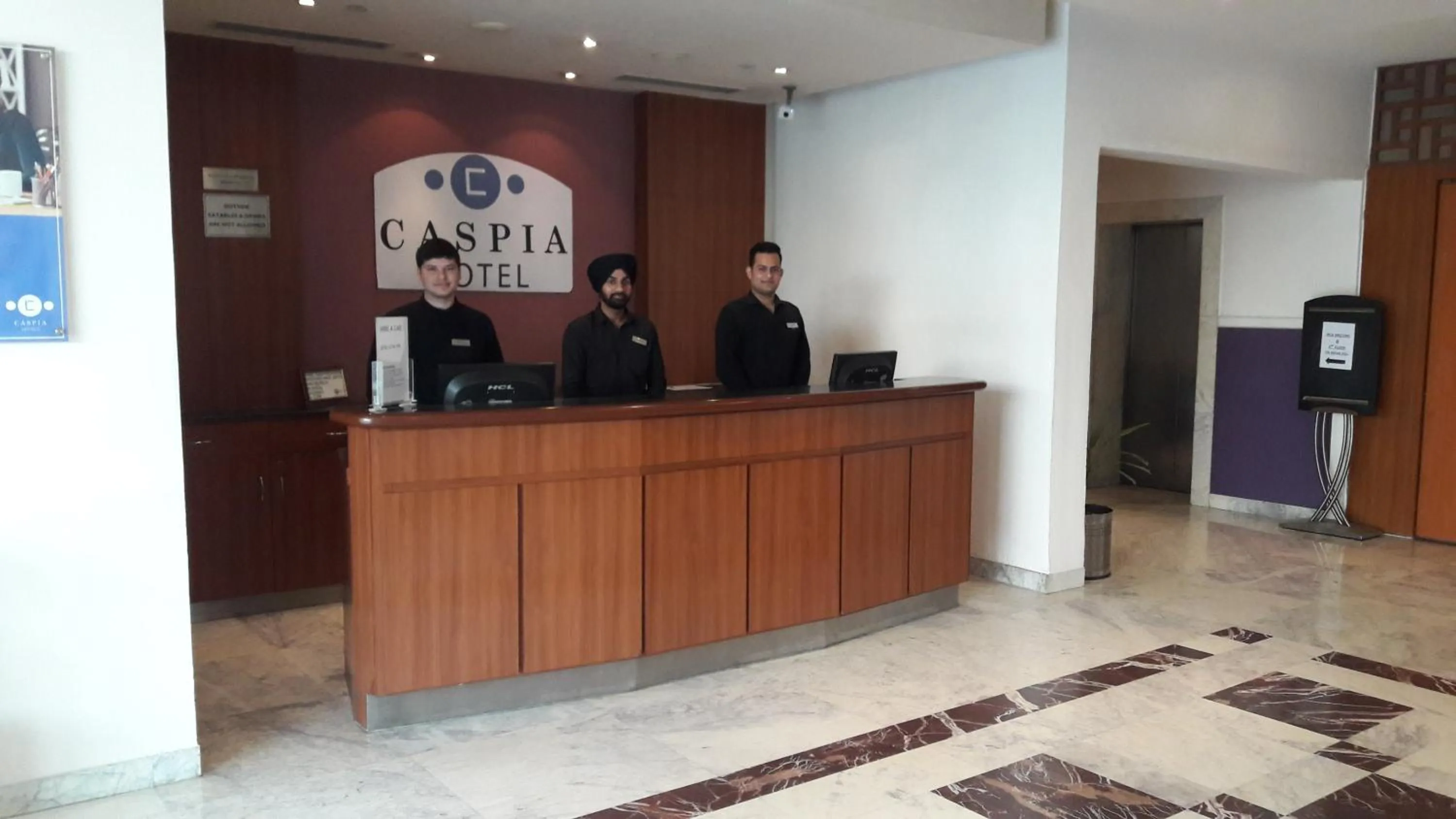 Lobby or reception in Caspia Hotel New Delhi