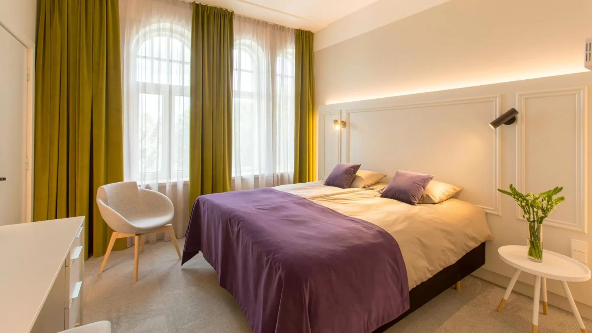 Bedroom, Bed in Park Hotel Viljandi