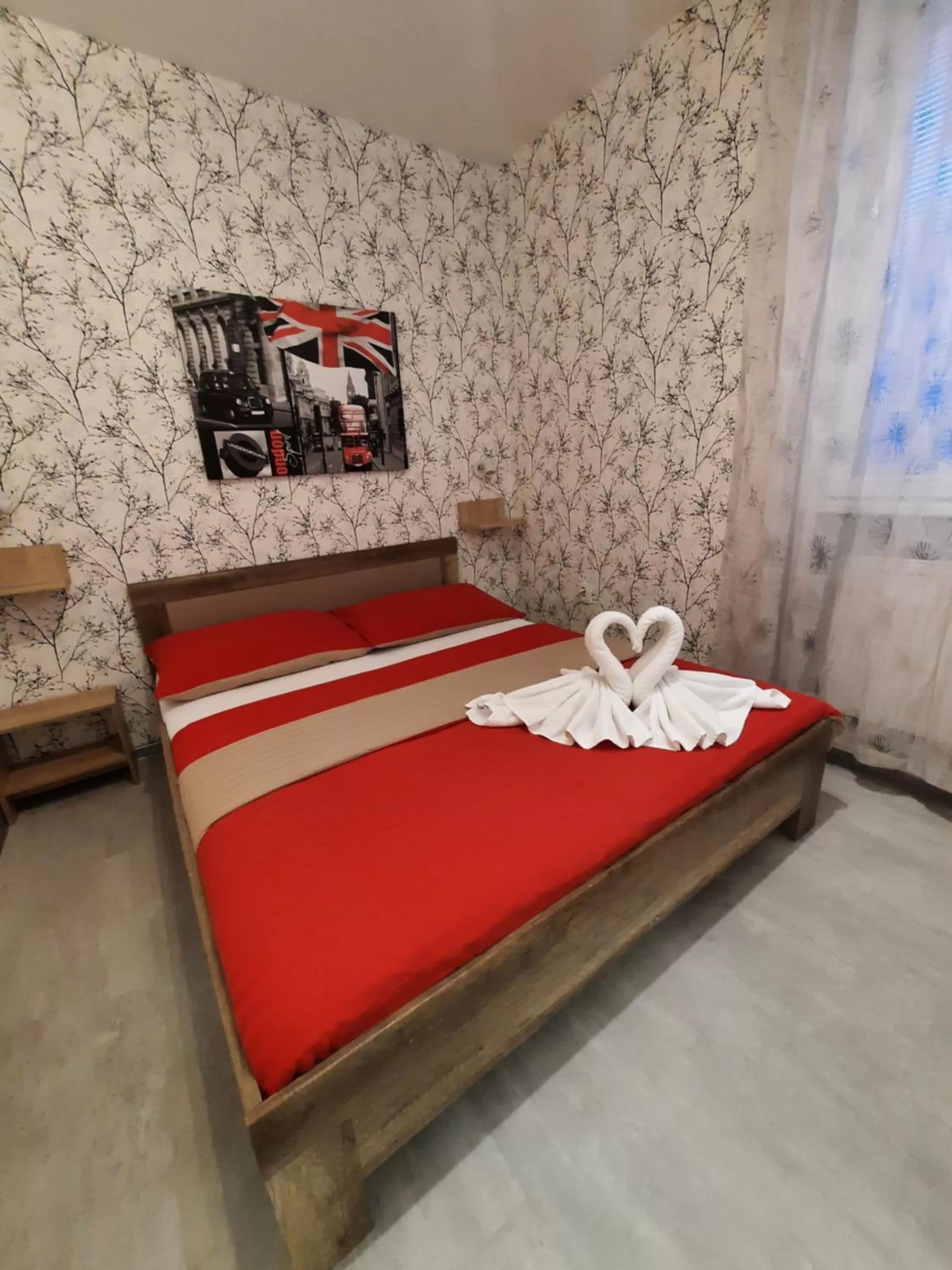 Bed in Hotel Boršičanka