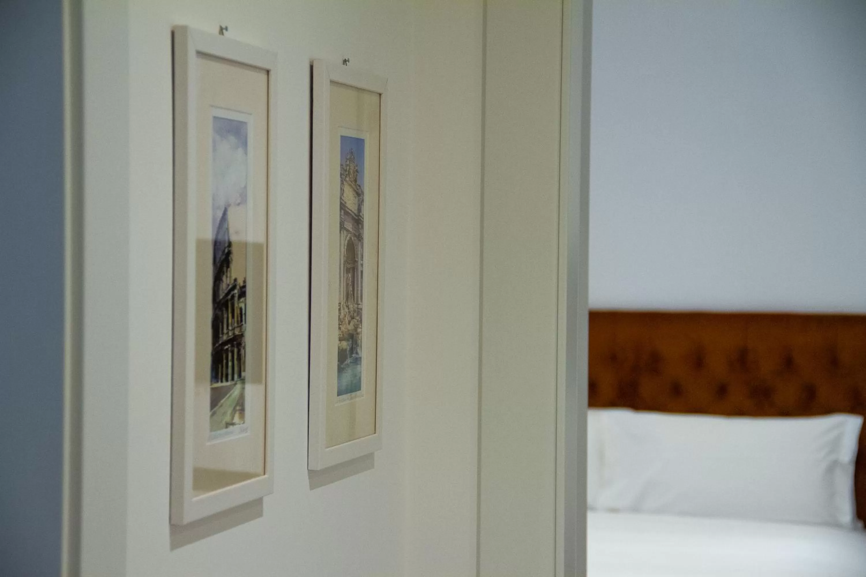 Decorative detail, Bed in Michelangelo Vatican Rooms