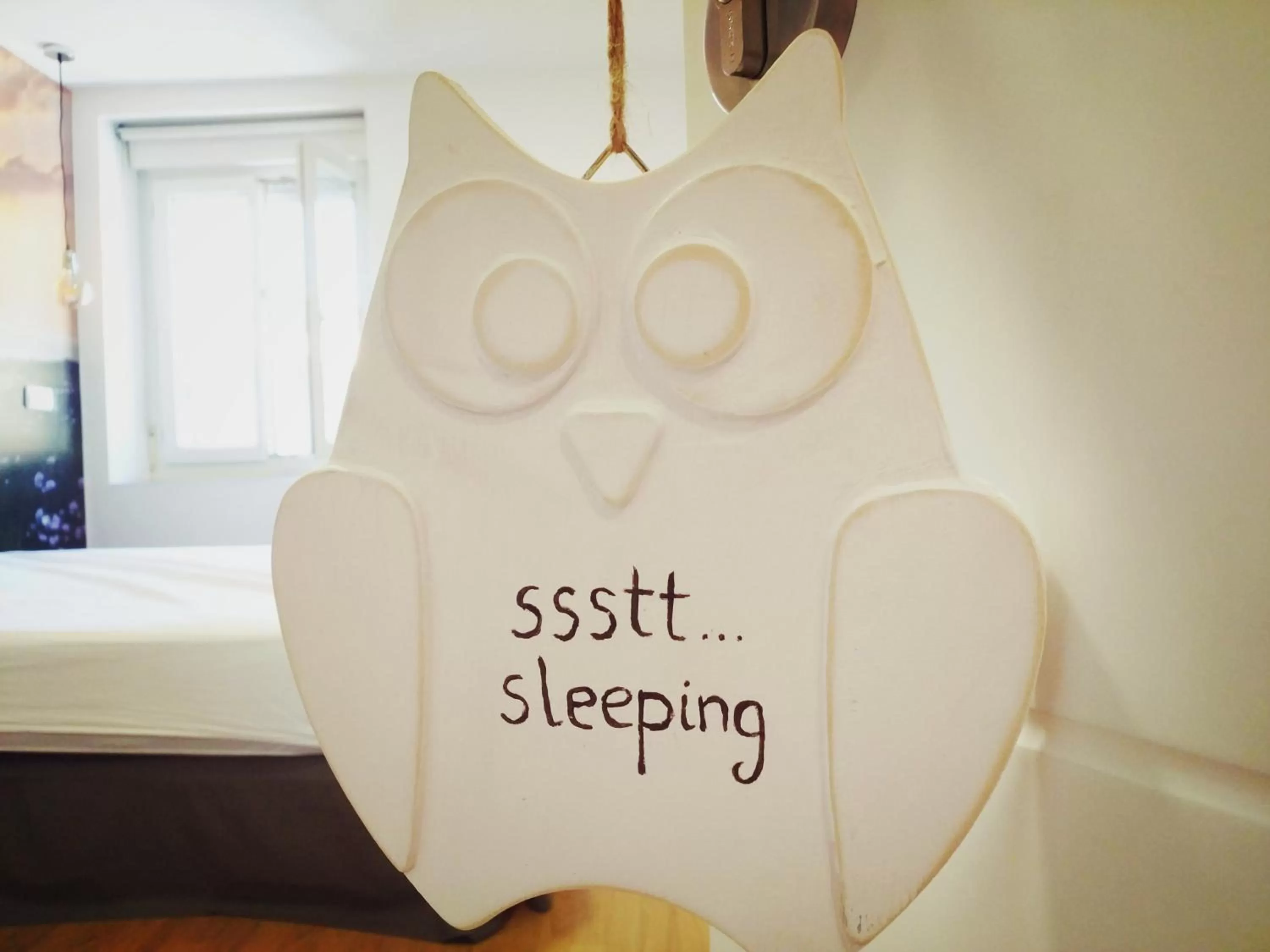 Decorative detail, Bed in Rin Rooms