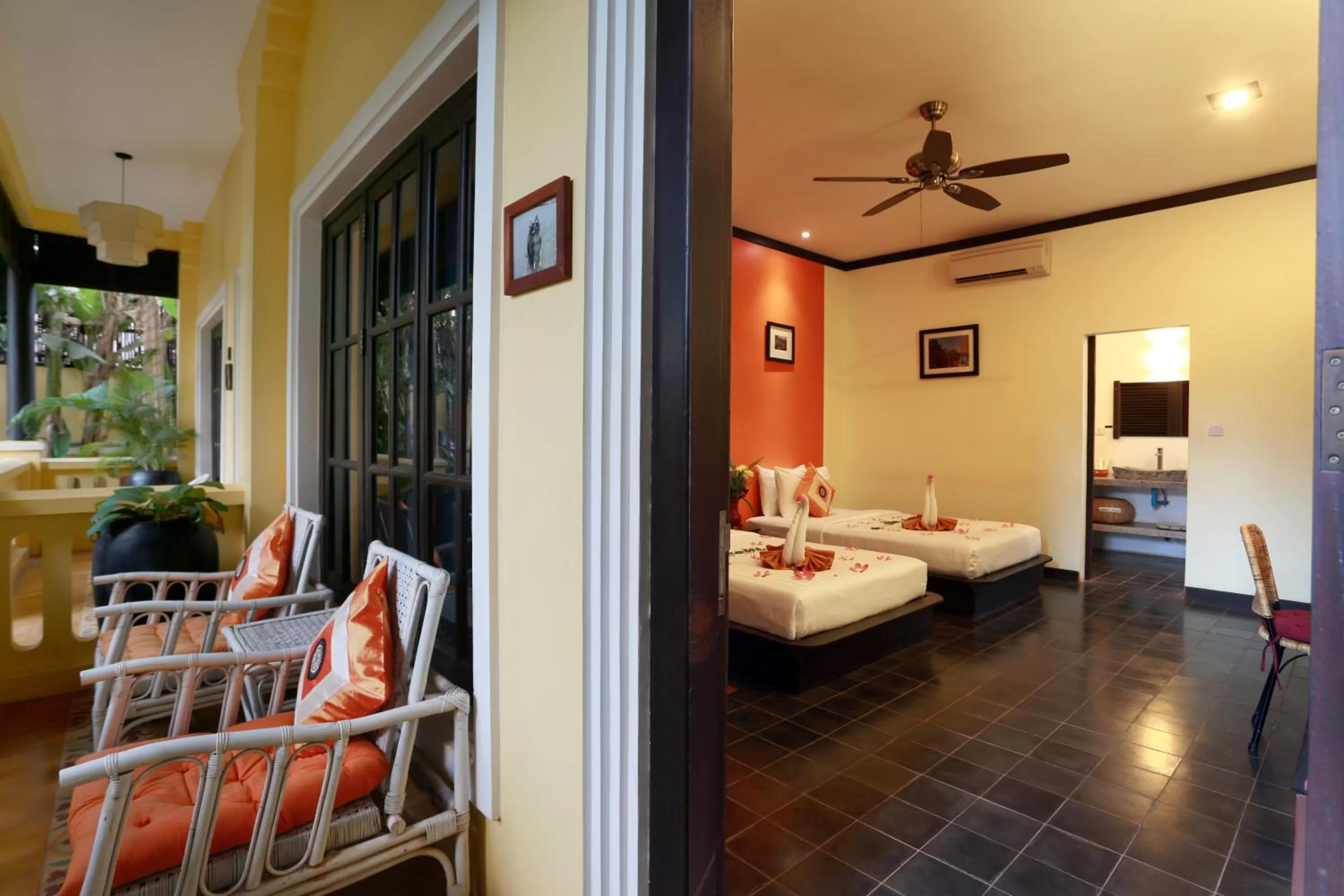 Balcony/Terrace in Residence Indochine D'angkor