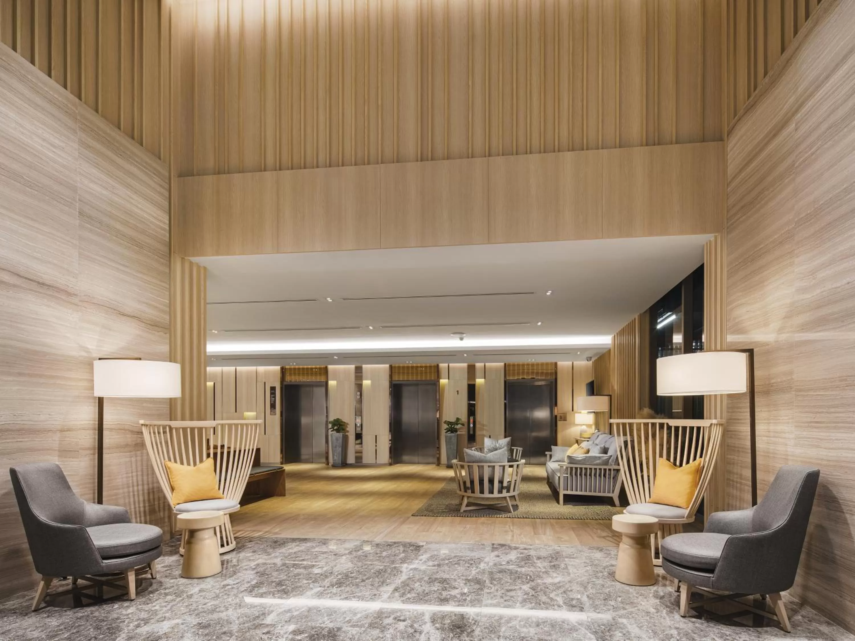 Lobby or reception in Oakwood Suites Bangkok