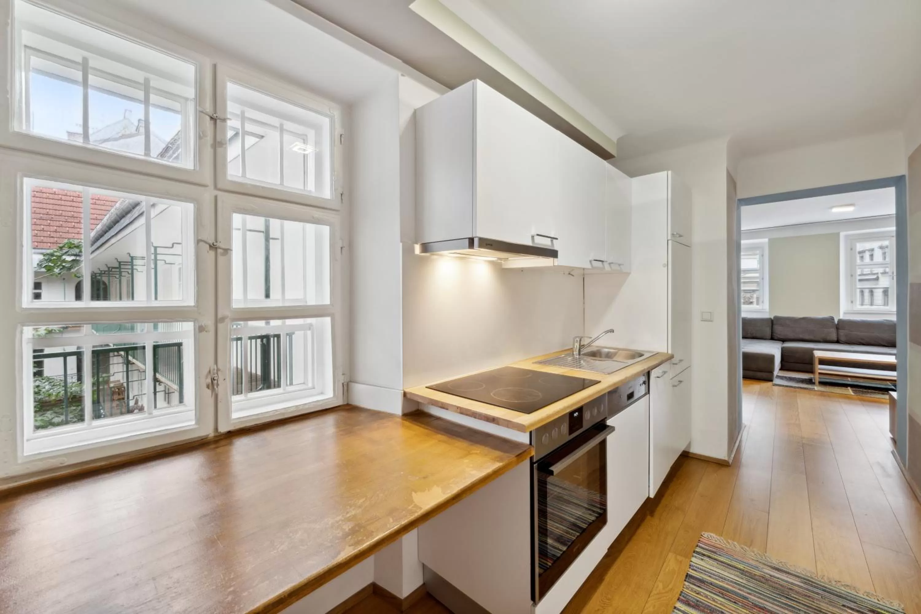 Kitchen or kitchenette, Kitchen/Kitchenette in Florian's apartments in Mariahilf Vienna