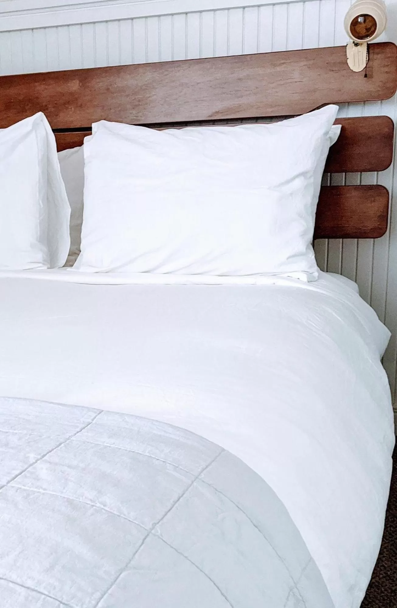 Bed in Mine and Farm, The Inn at Guerneville, CA