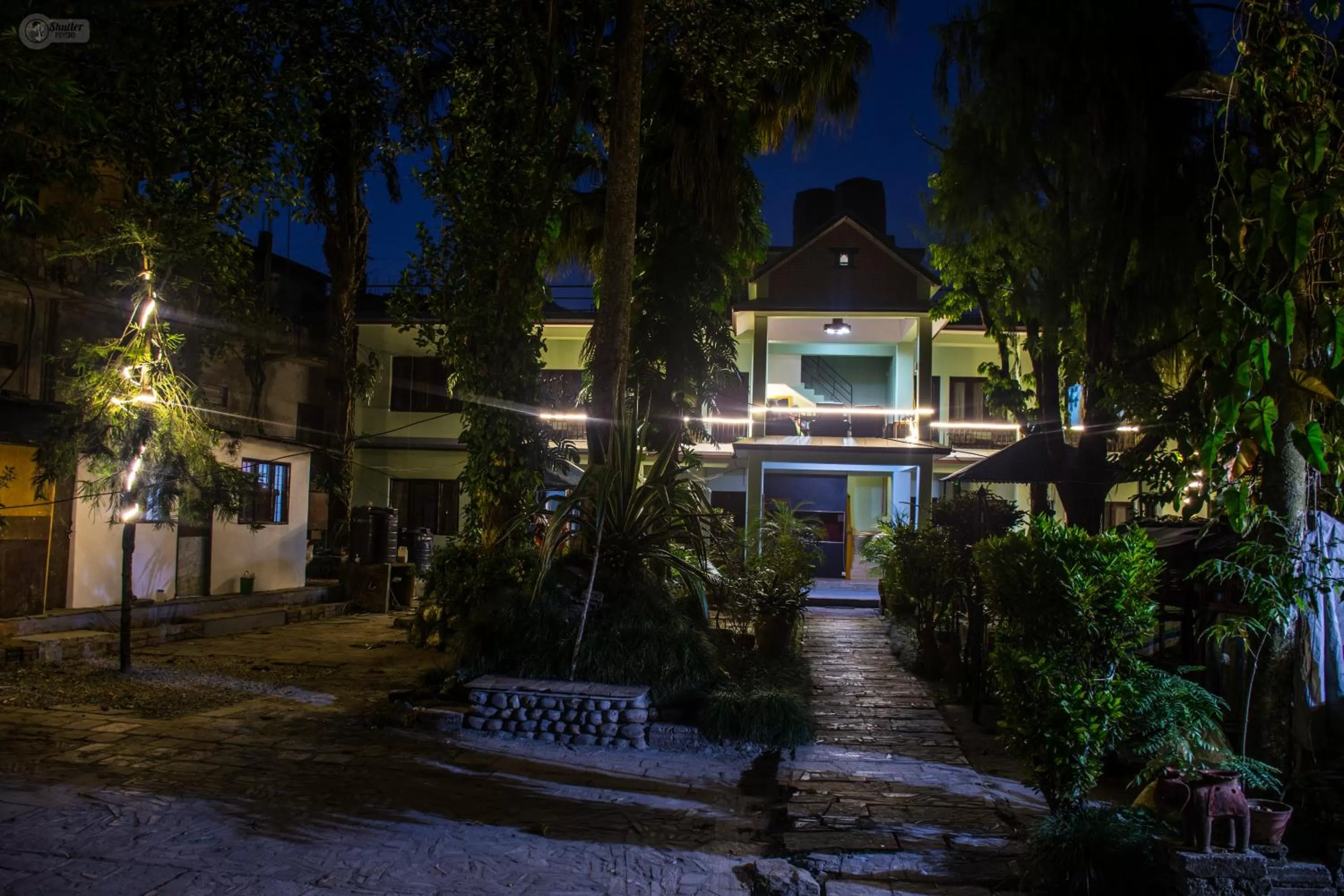 Garden view in Yeti Guest House