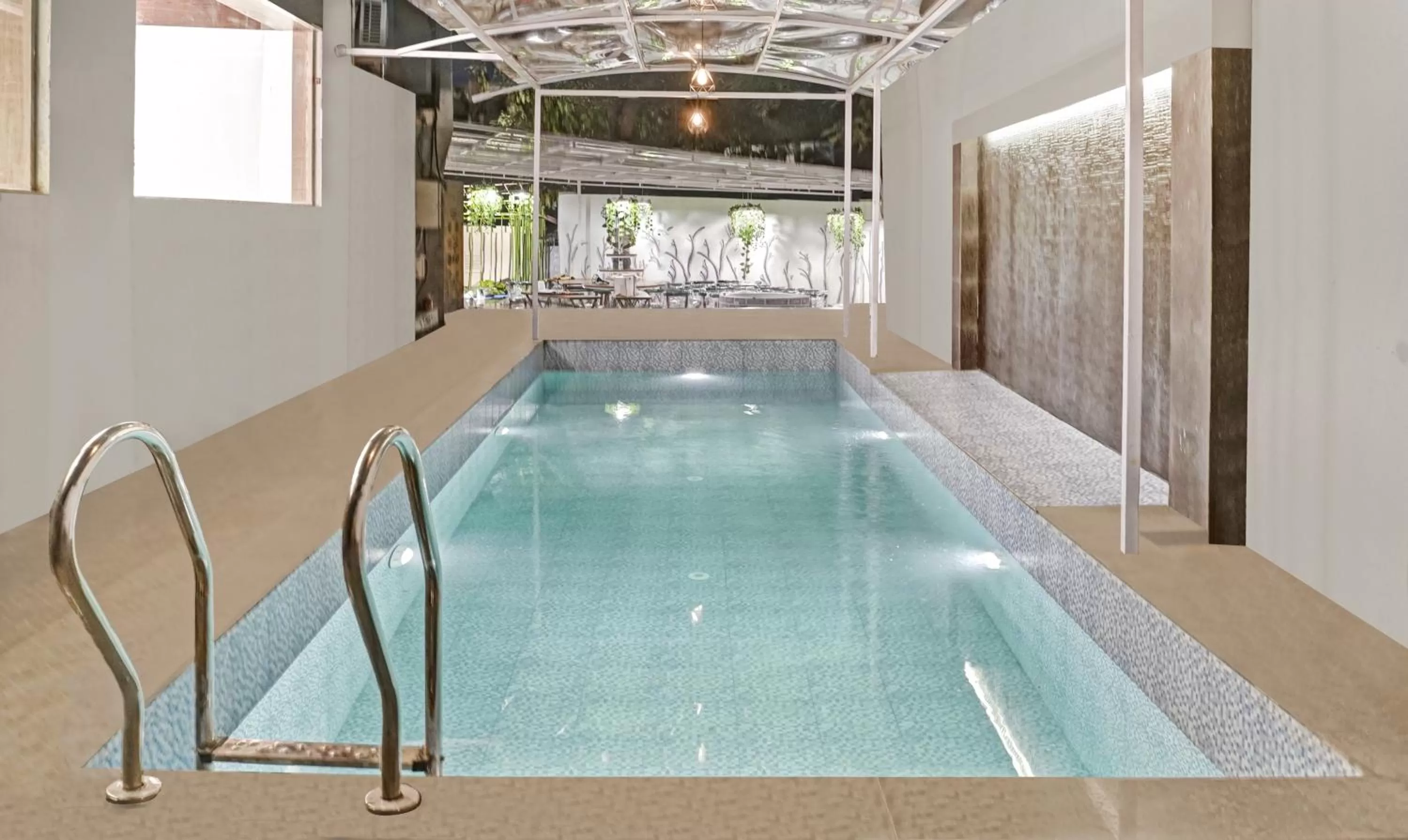 Swimming pool in Treebo Premium Widlor Boutique