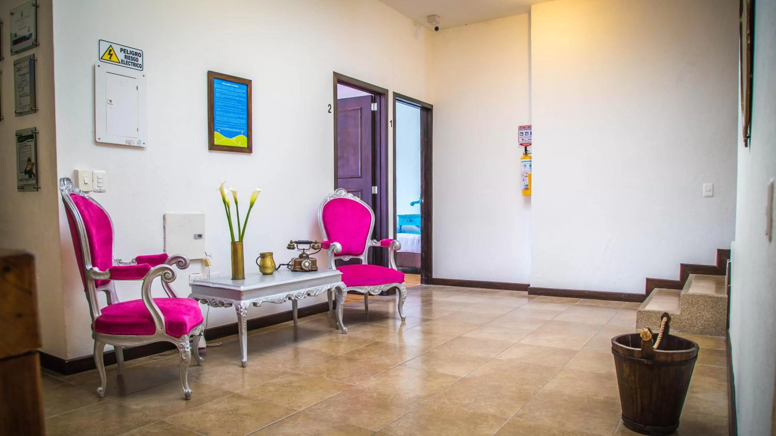 Living room in La Posada de la Plaza