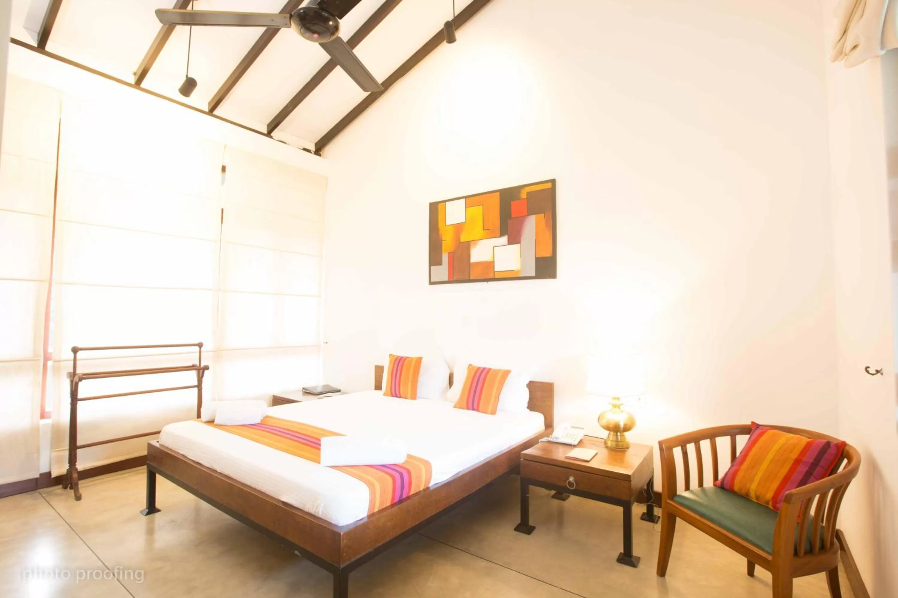 Photo of the whole room, Bed in Jaffna Heritage Hotel