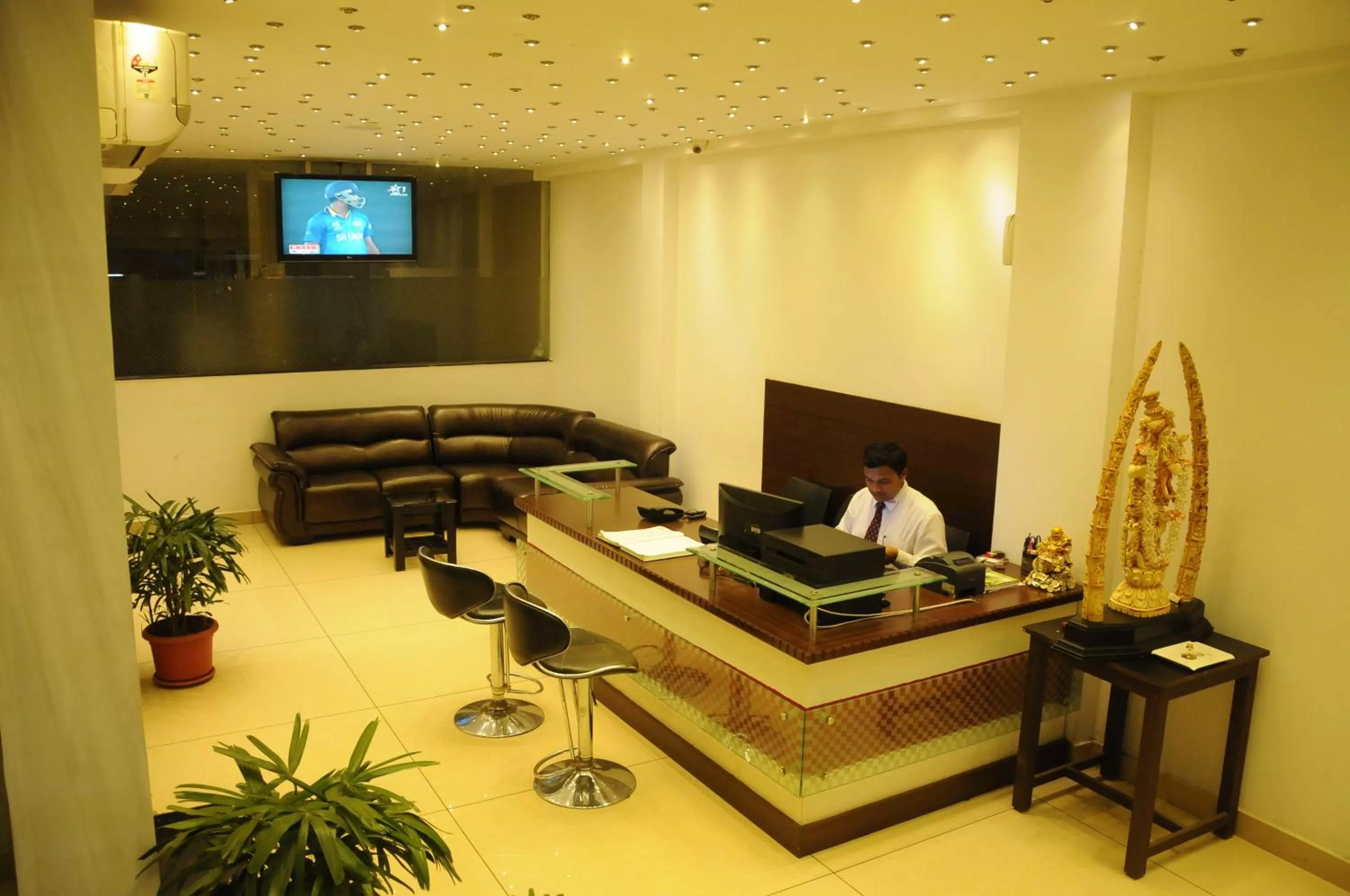 Lobby or reception in Hotel Sri Krishna Residency