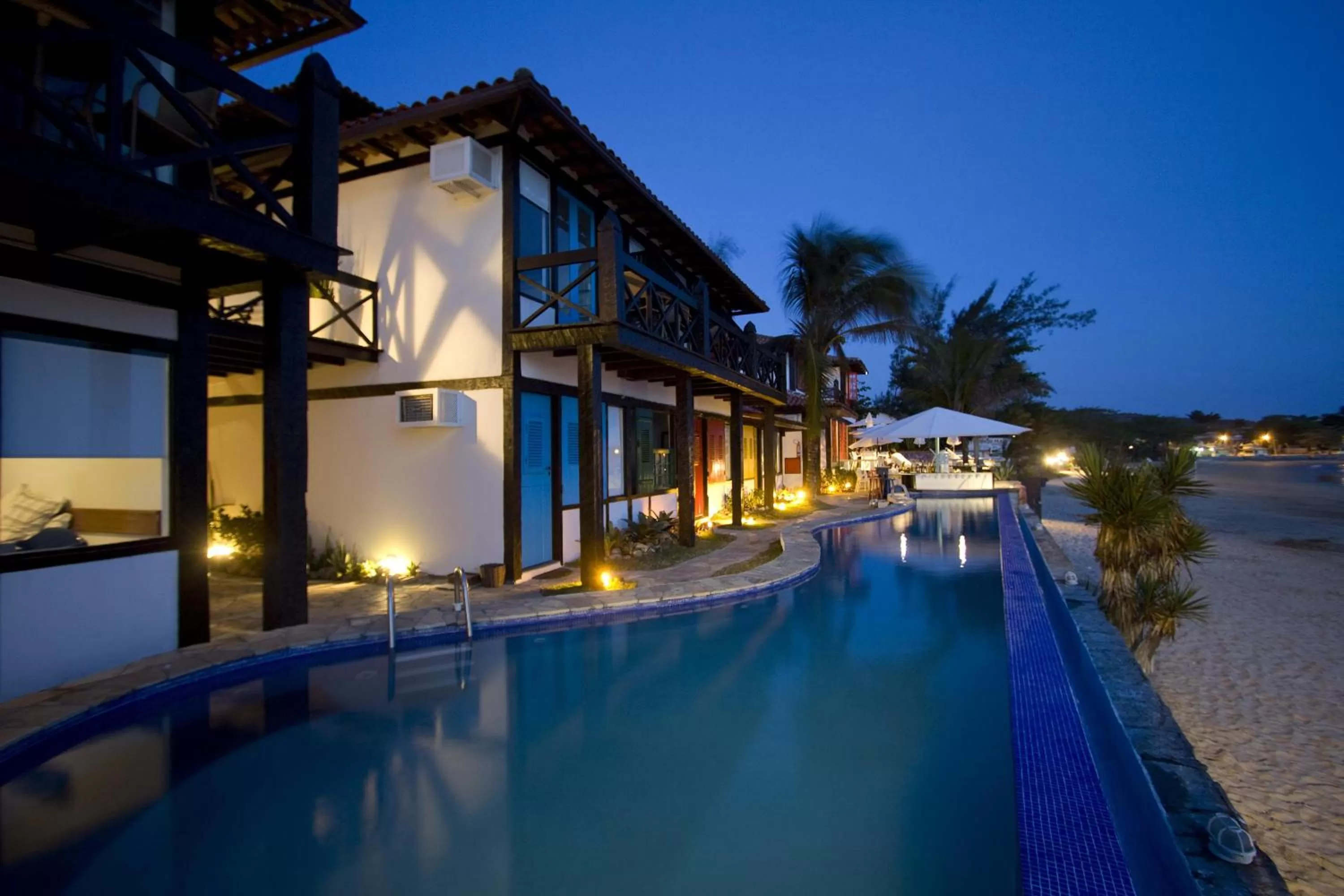 Property building in Chez Pitu Praia Hotel