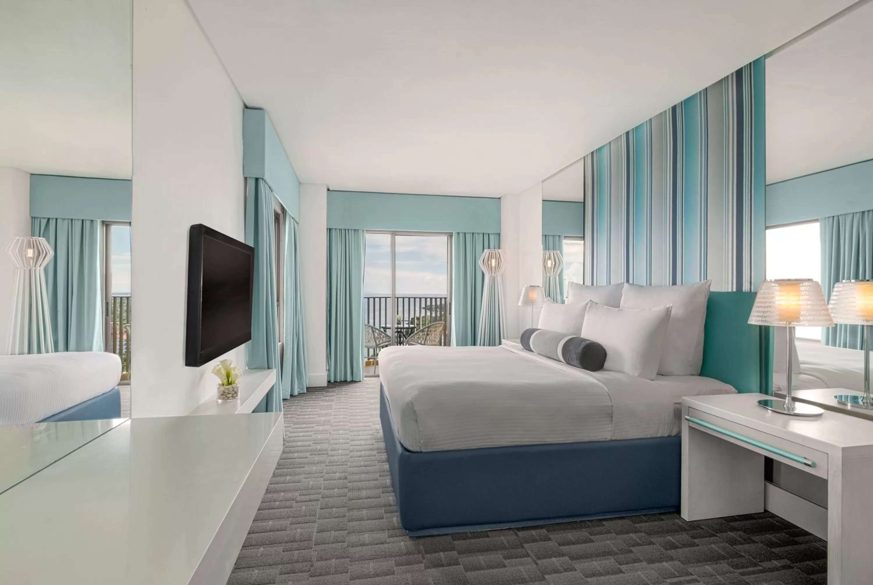 Bed in Mövenpick Hotel Mactan Island Cebu