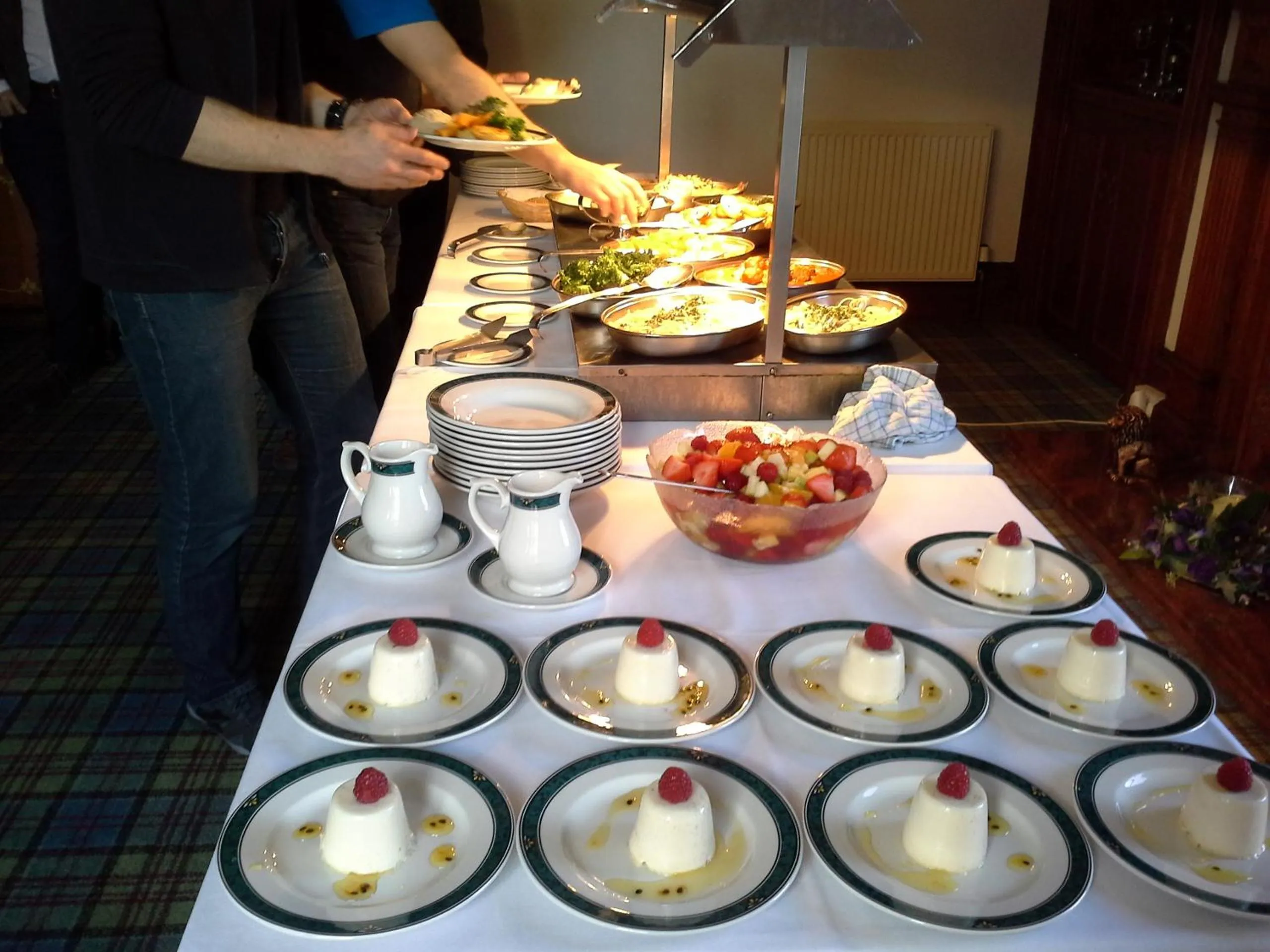 Food and drinks in Mansfield Castle Hotel