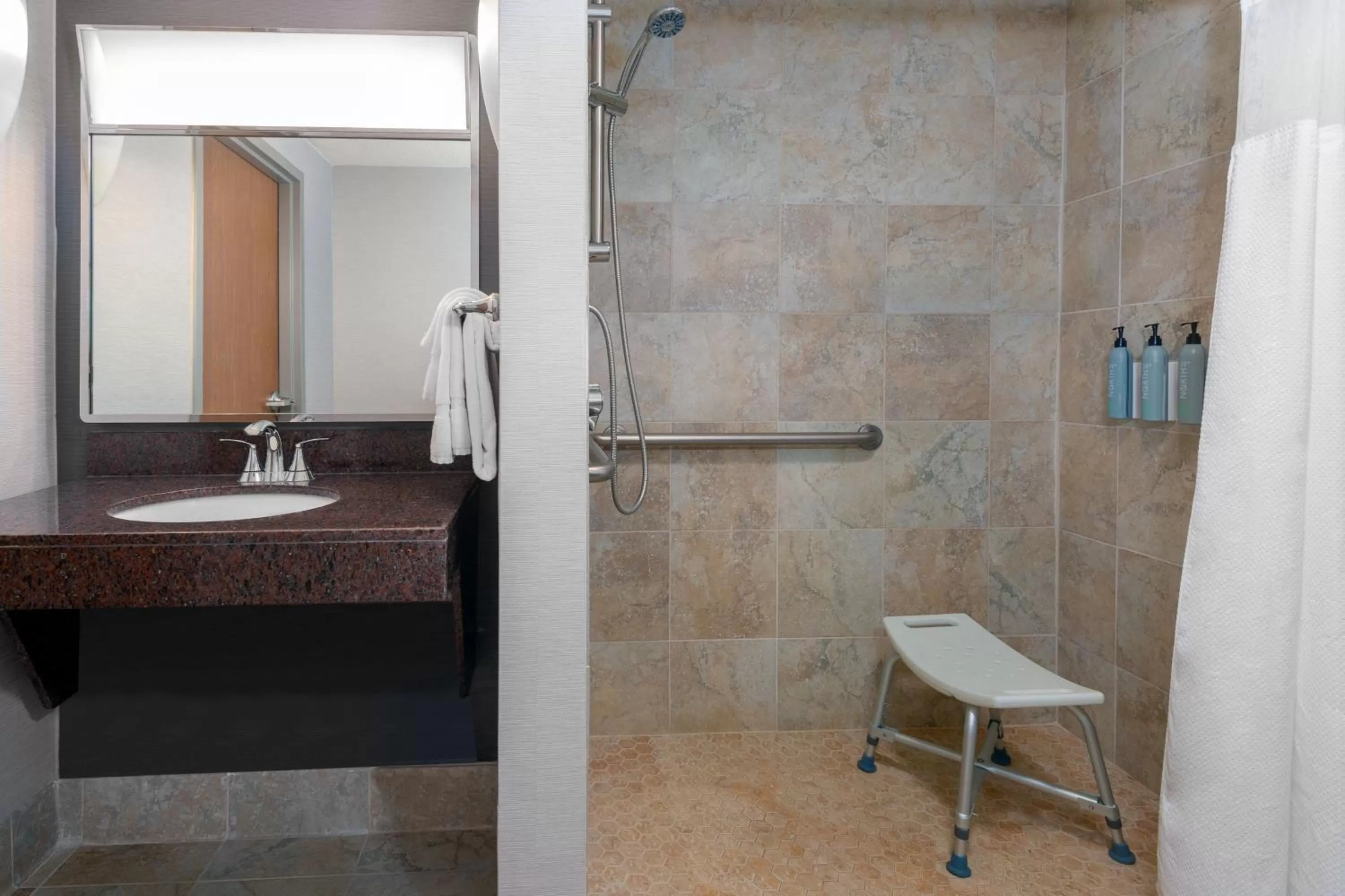 Bathroom in Courtyard by Marriott Sarasota at University Town Center