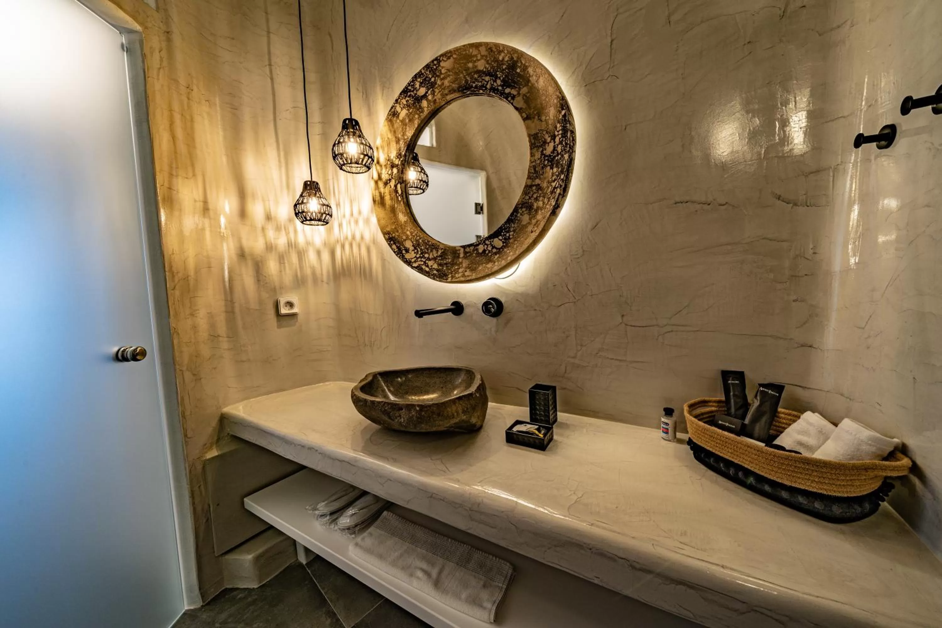 Bathroom in Eternity Suites Santorini