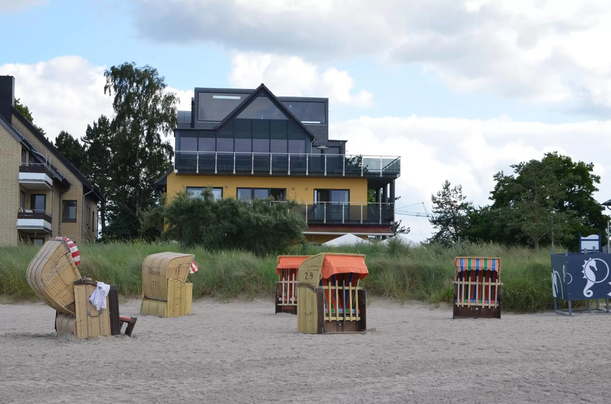 Property building in Seaside-Strandhotel