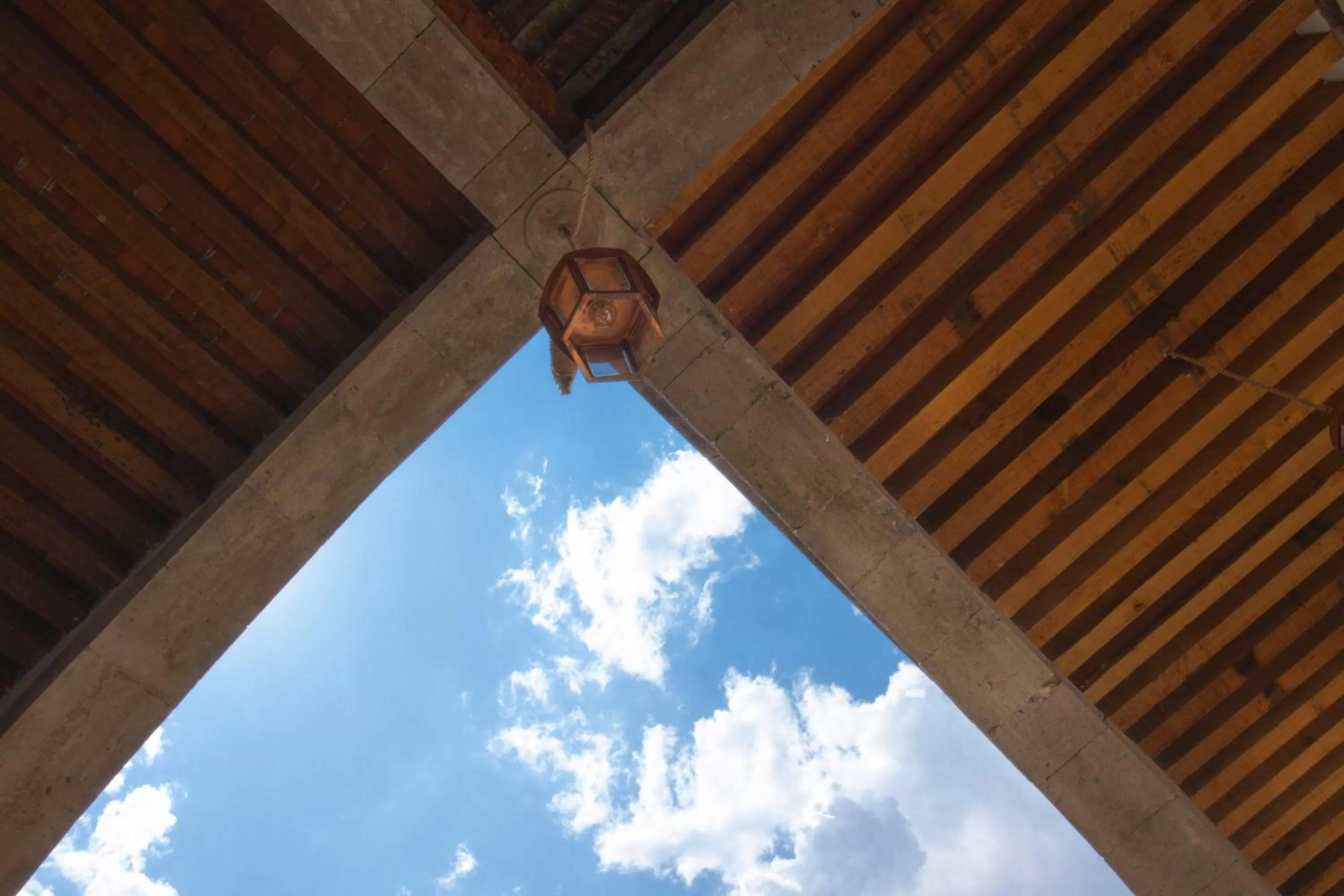 Patio in NaNa Vida Hotel Morelia