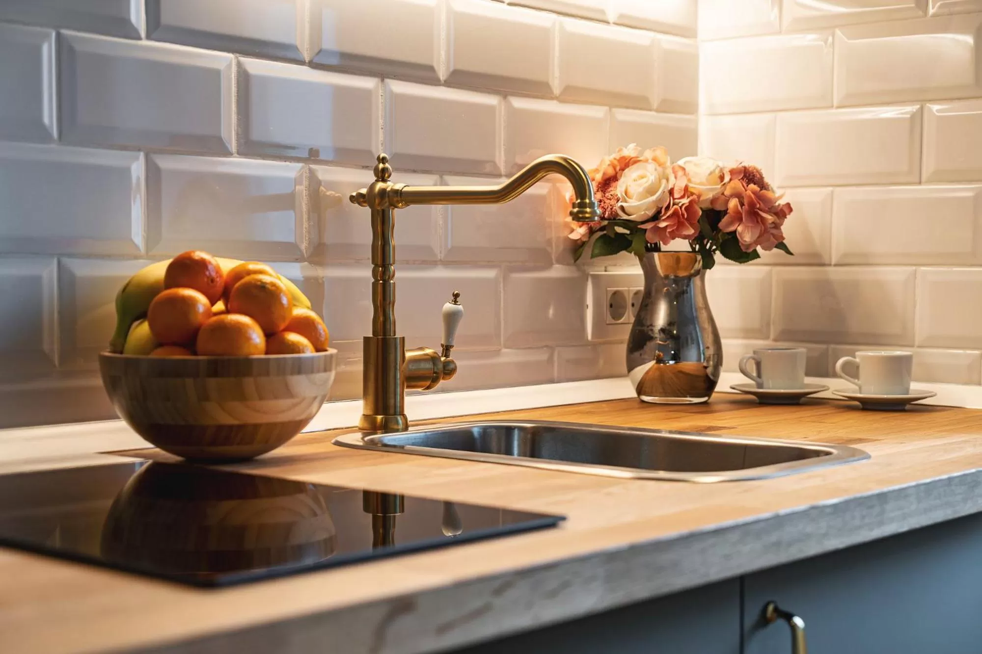 Kitchen or kitchenette in Nikolas Haus Central Location with Free Parking