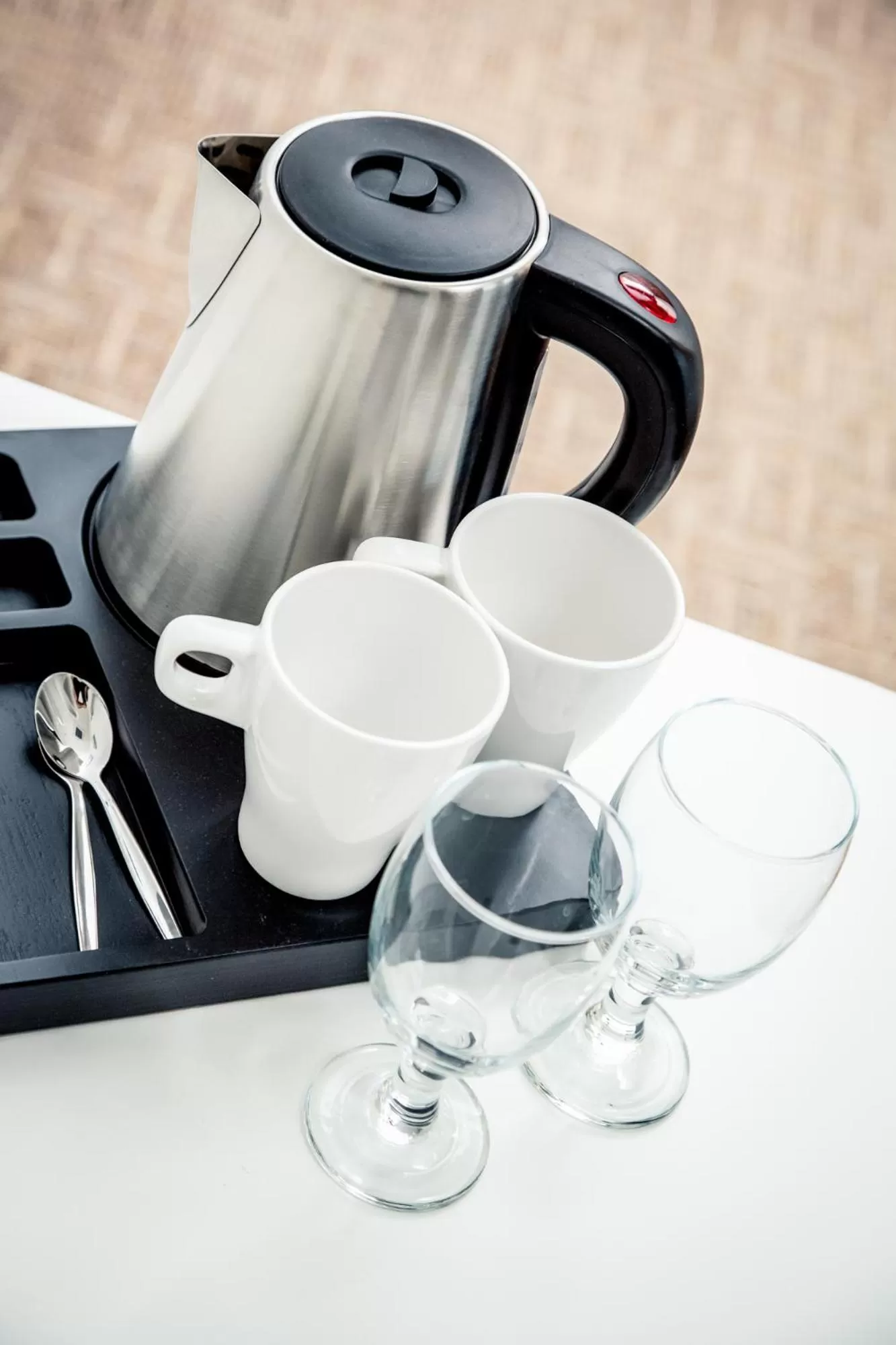 Coffee/tea facilities in Skyhotel Prague