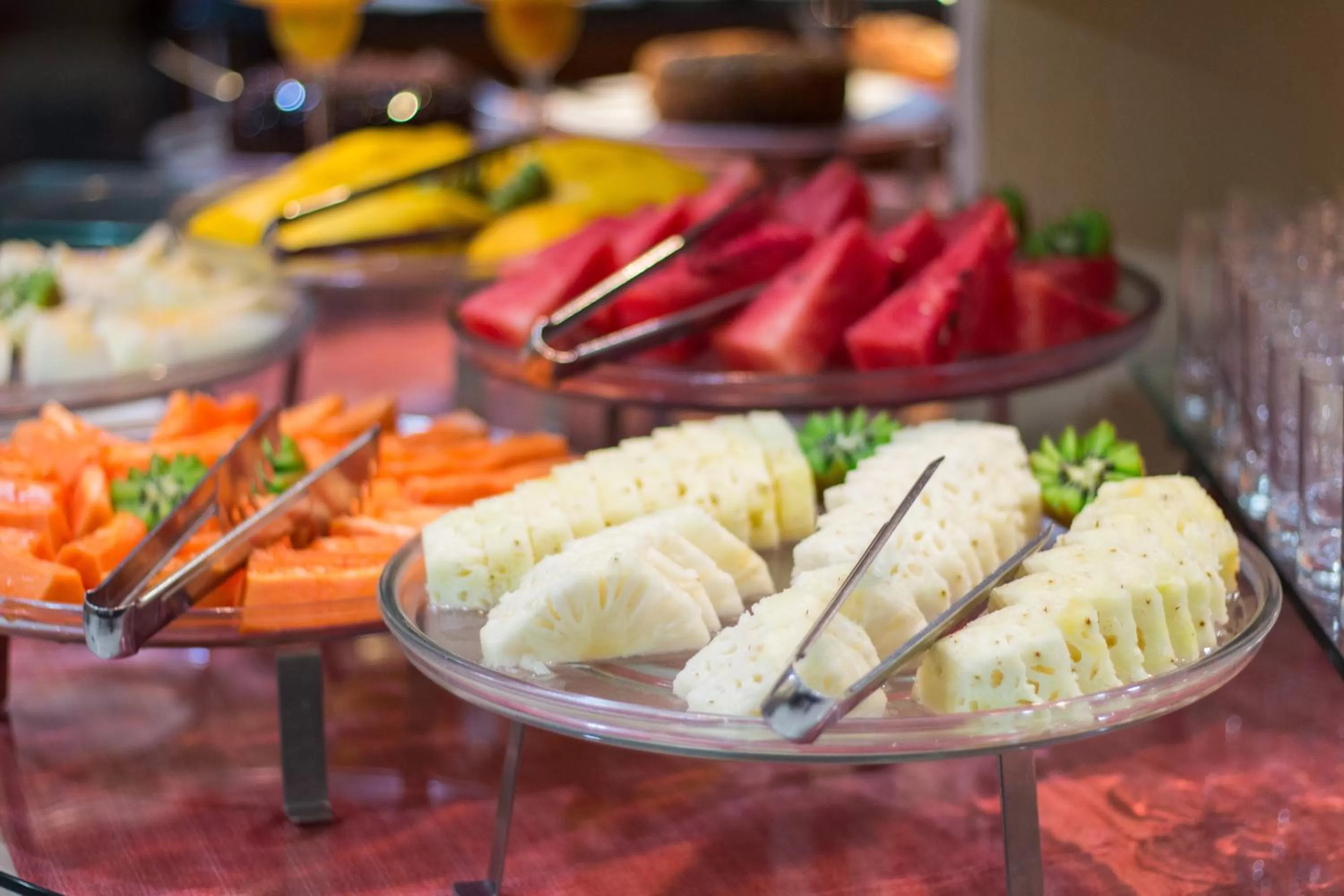 Buffet breakfast in Hotel Estação 101 - Brusque