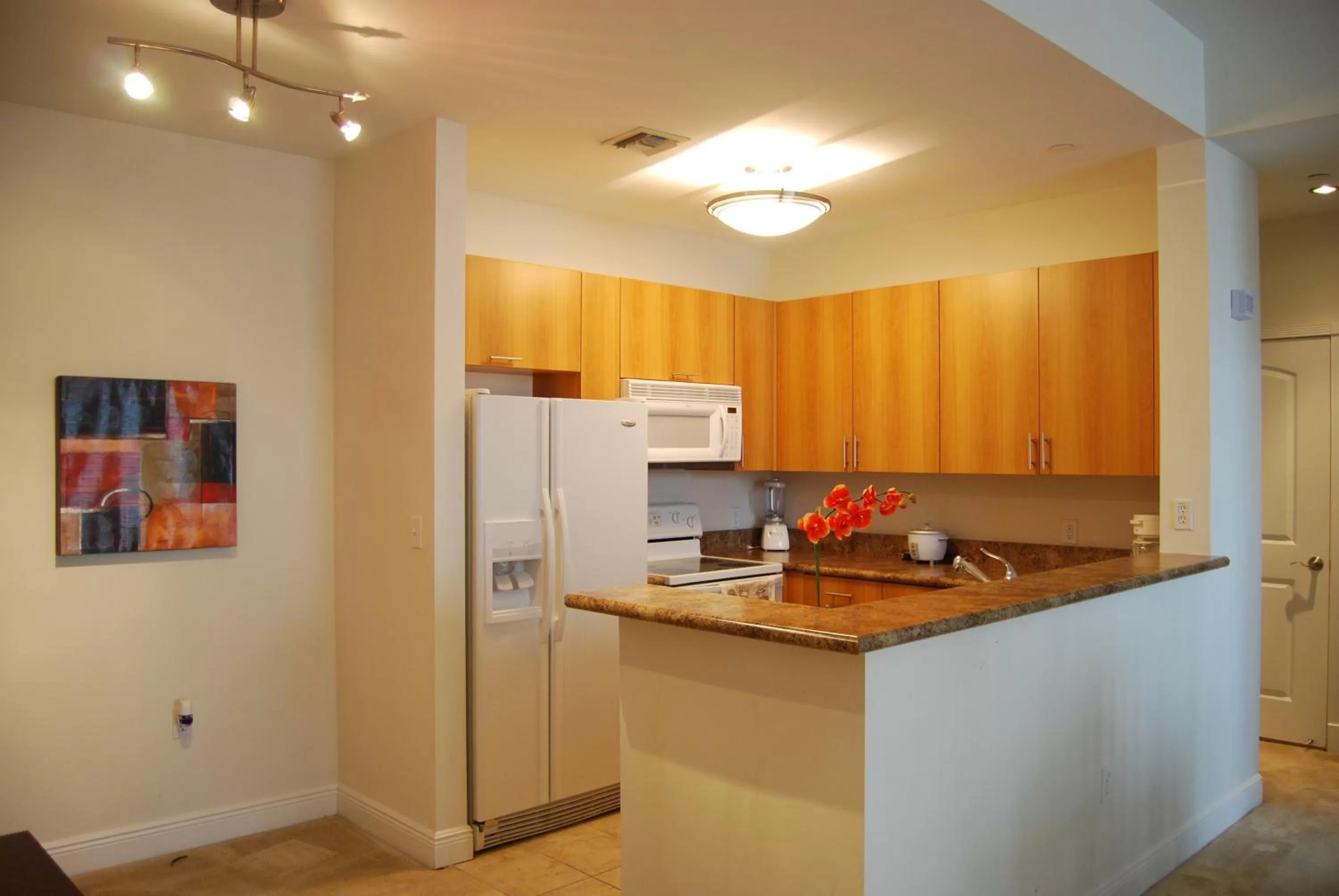 Kitchen or kitchenette in Dadeland Towers by Miami Vacations