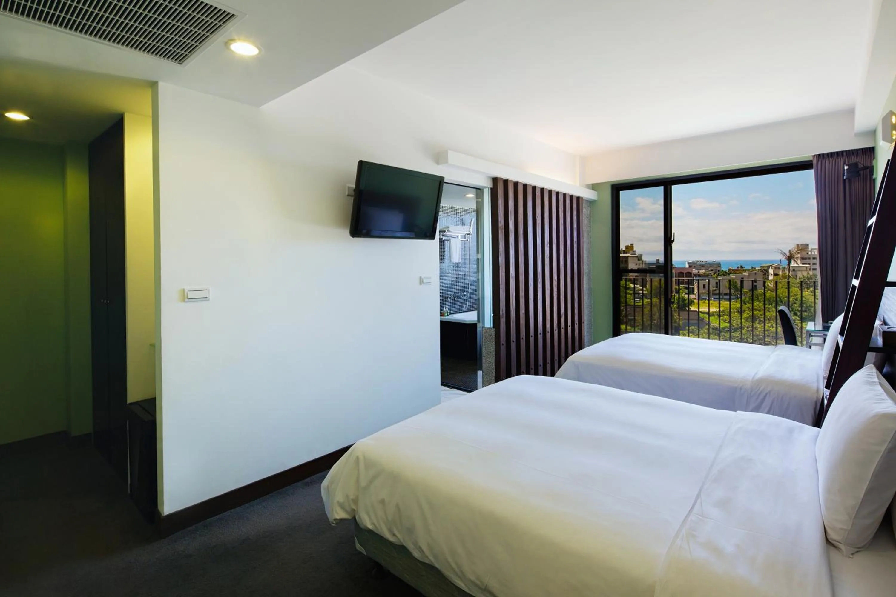 Bedroom, Bed in Hotel Les Champs Hualien