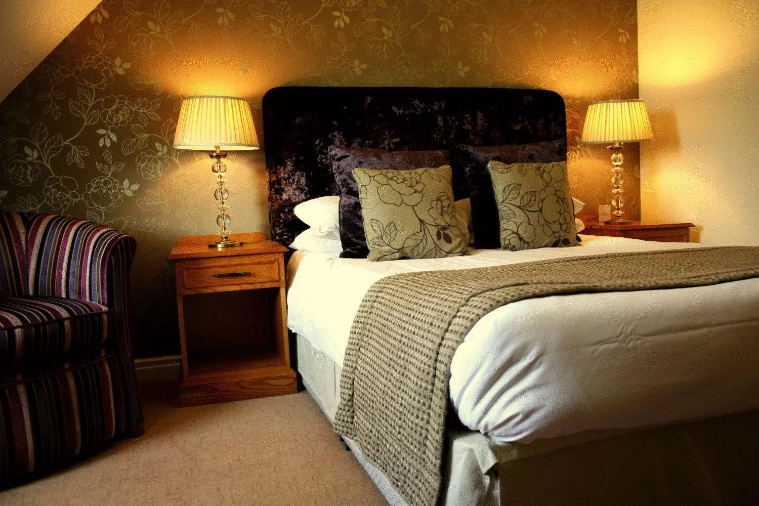 Bed in The Bridge Hotel and Spa