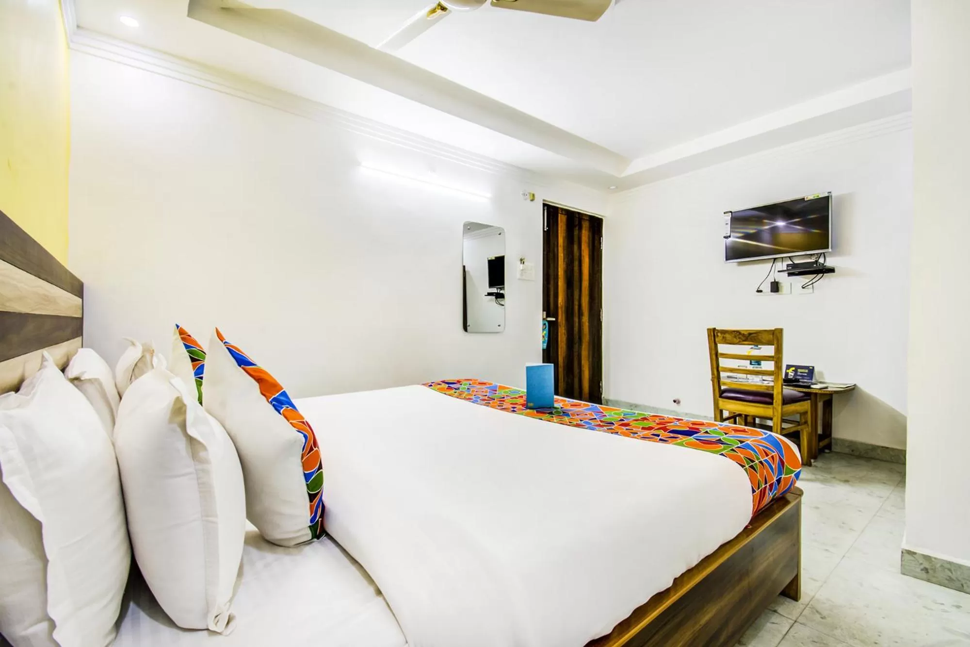 Bedroom, Bed in FabHotel Grand Sheela