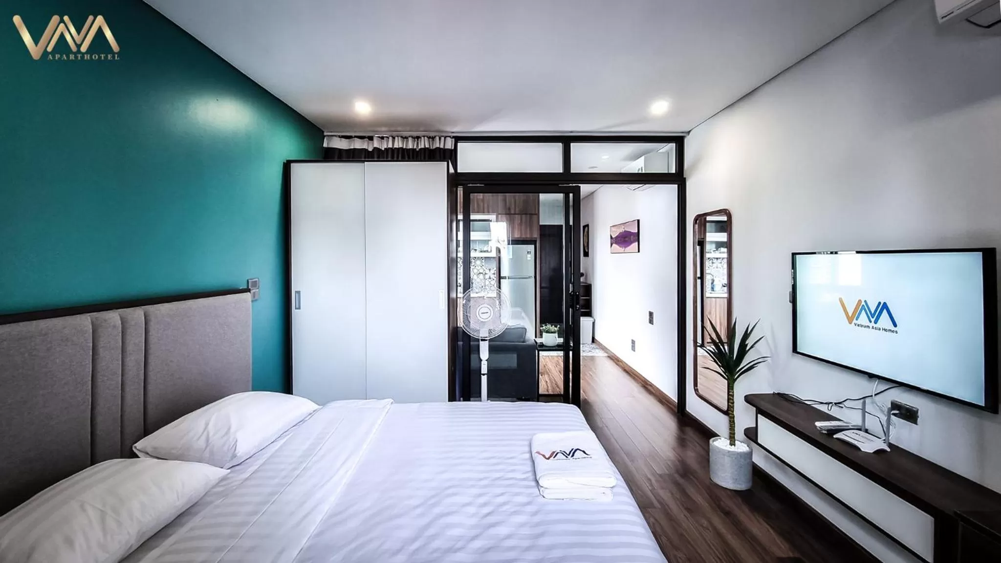 Photo of the whole room, Bed in VNAHOMES APARTHOTEL