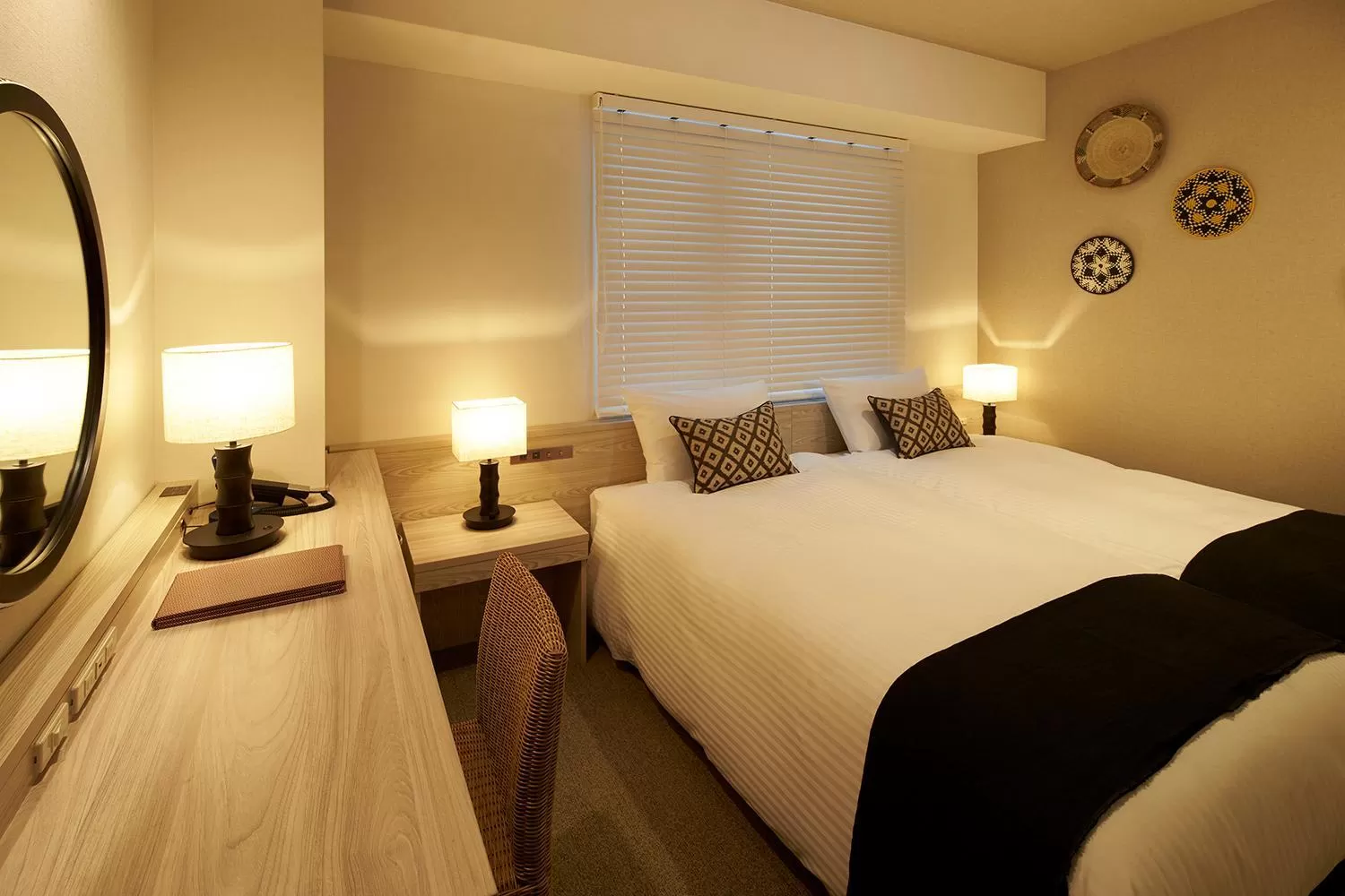 Bed in DEL style Osaka Higashi Temma by Daiwa Roynet Hotel