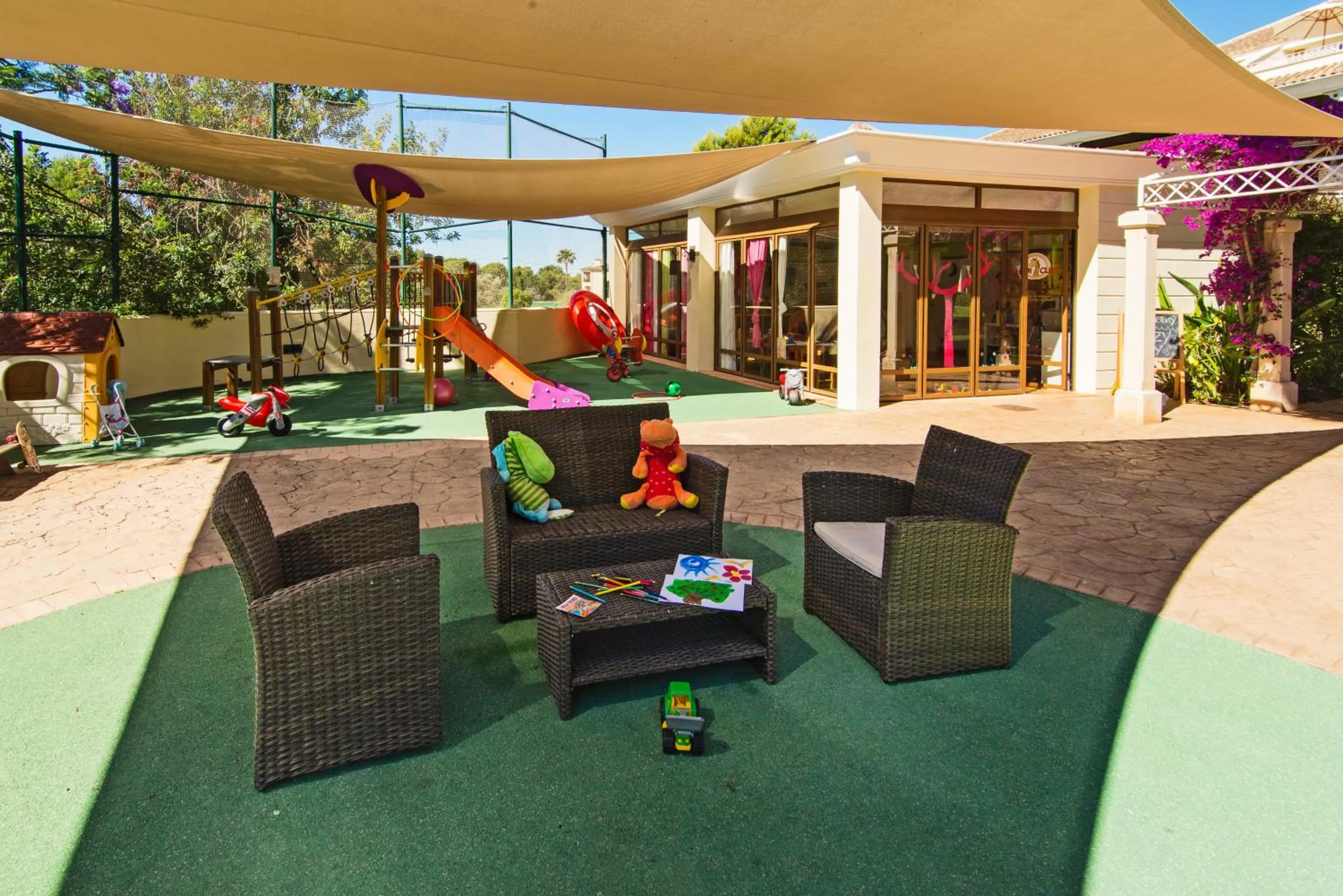 Children play ground in Lindner Hotel Mallorca Portals Nous, part of JdV by Hyatt