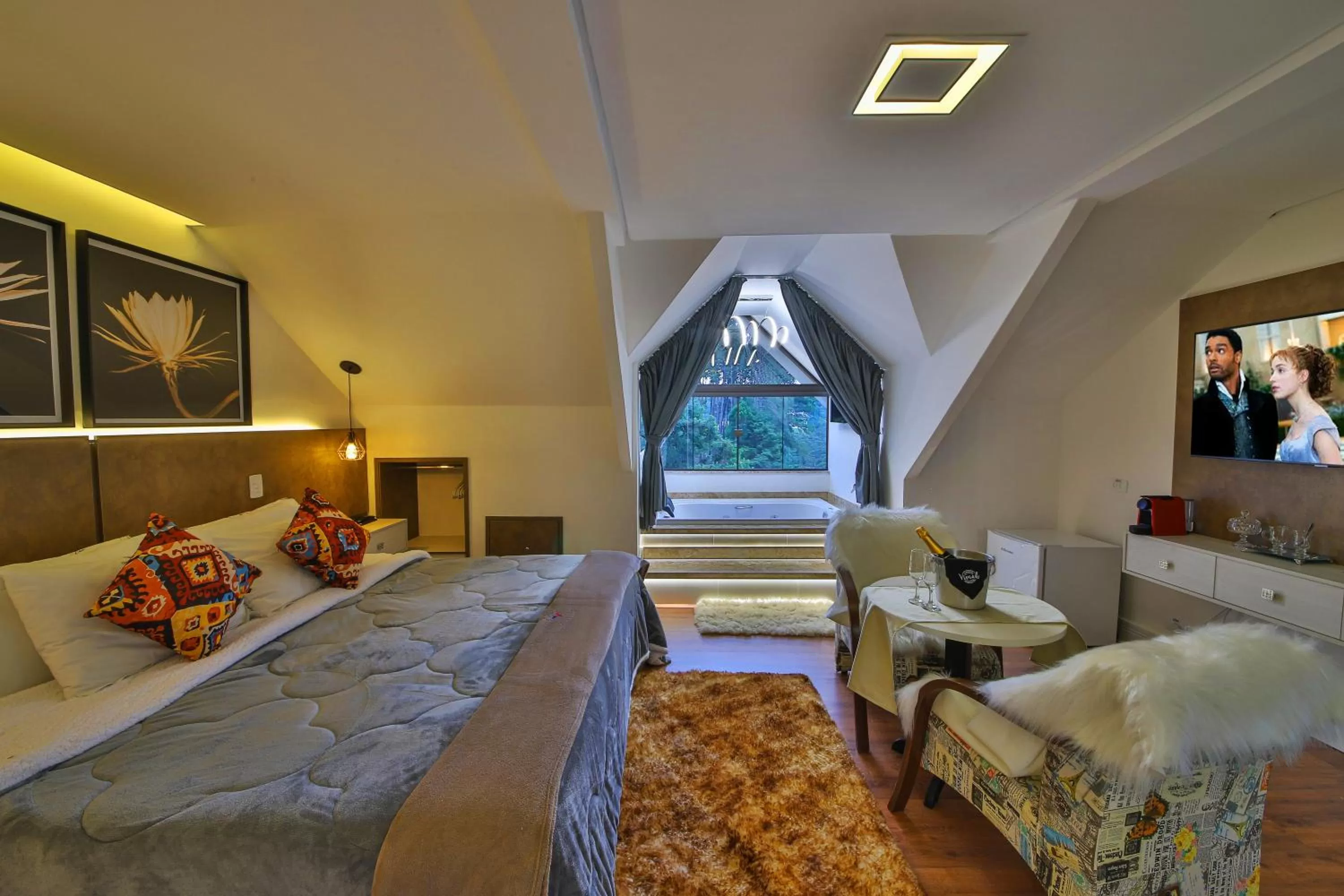 TV and multimedia in Caminho das Pedras Pousada de Charme