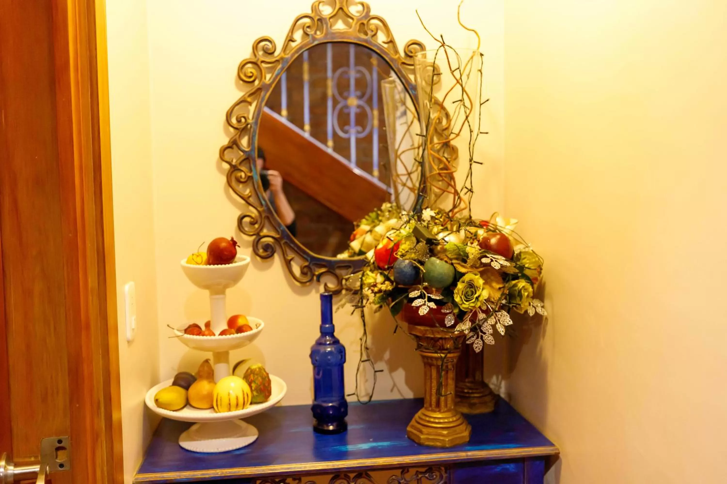 Decorative detail in Hotel Azul de la Plaza by Chat Noir