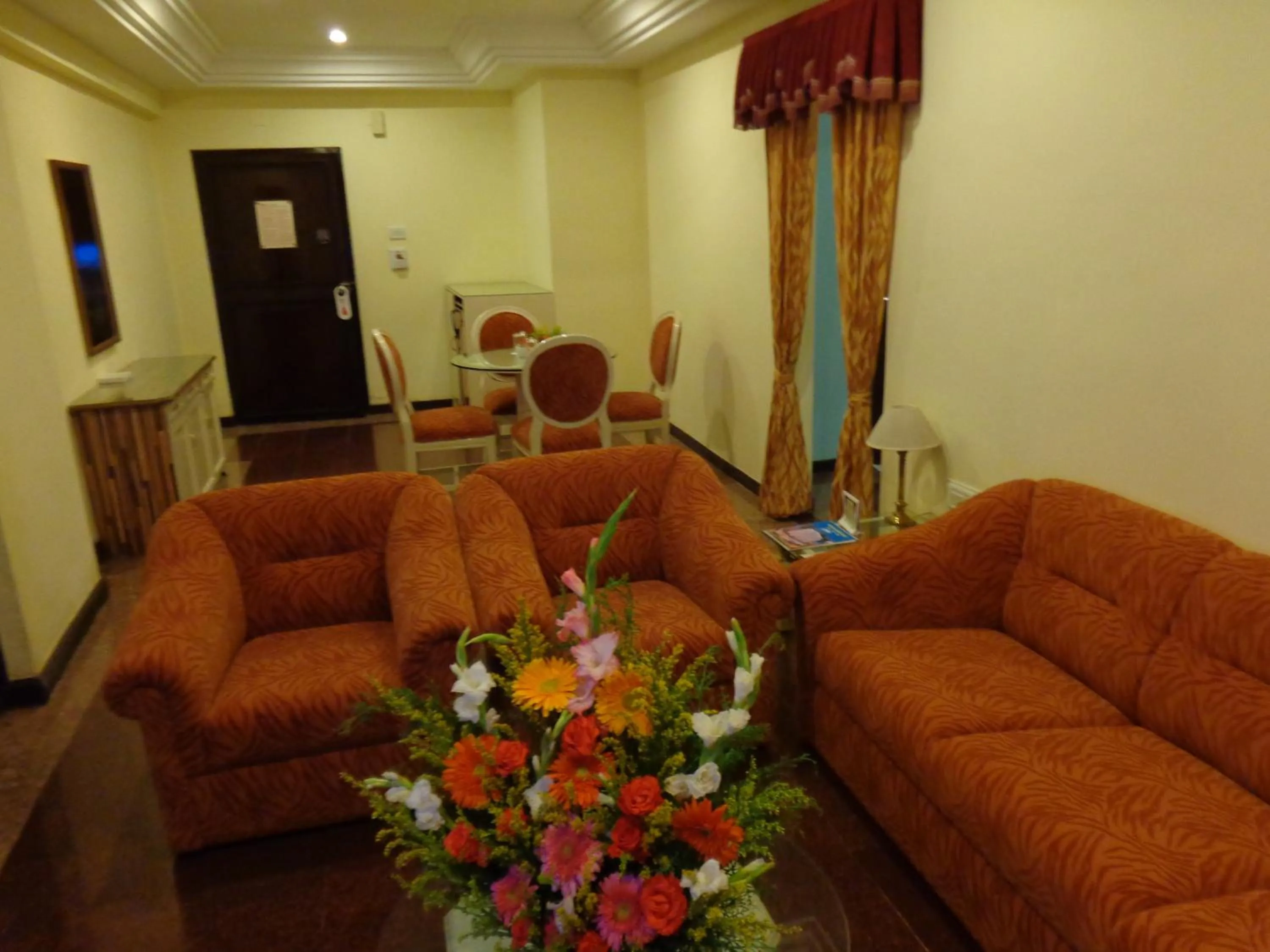 Living room in Hotel Poonja International